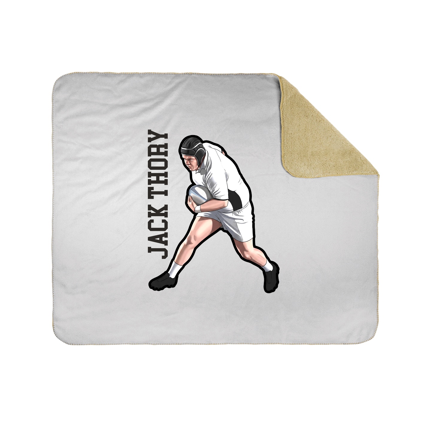 50x60 Sherpa Lined Throw Blanket