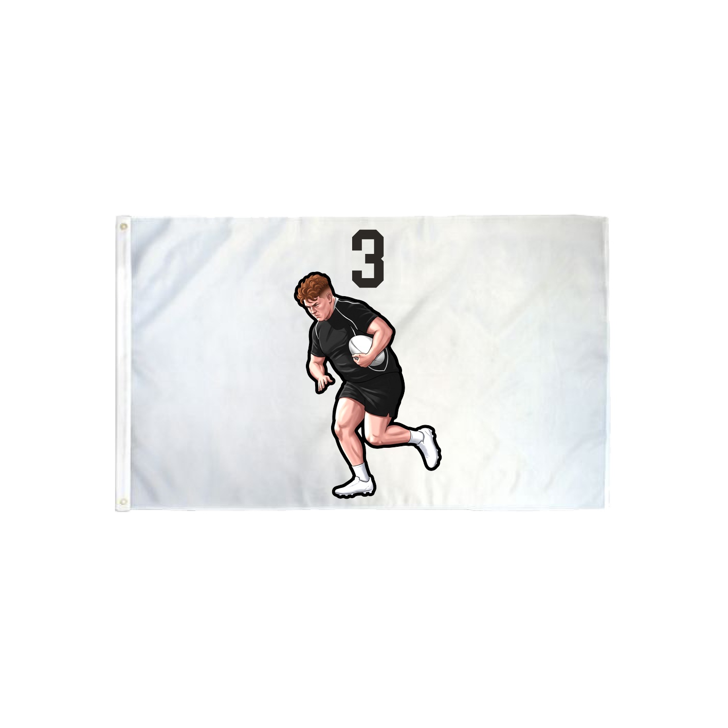 3x5 Flag — Number Top in Classic