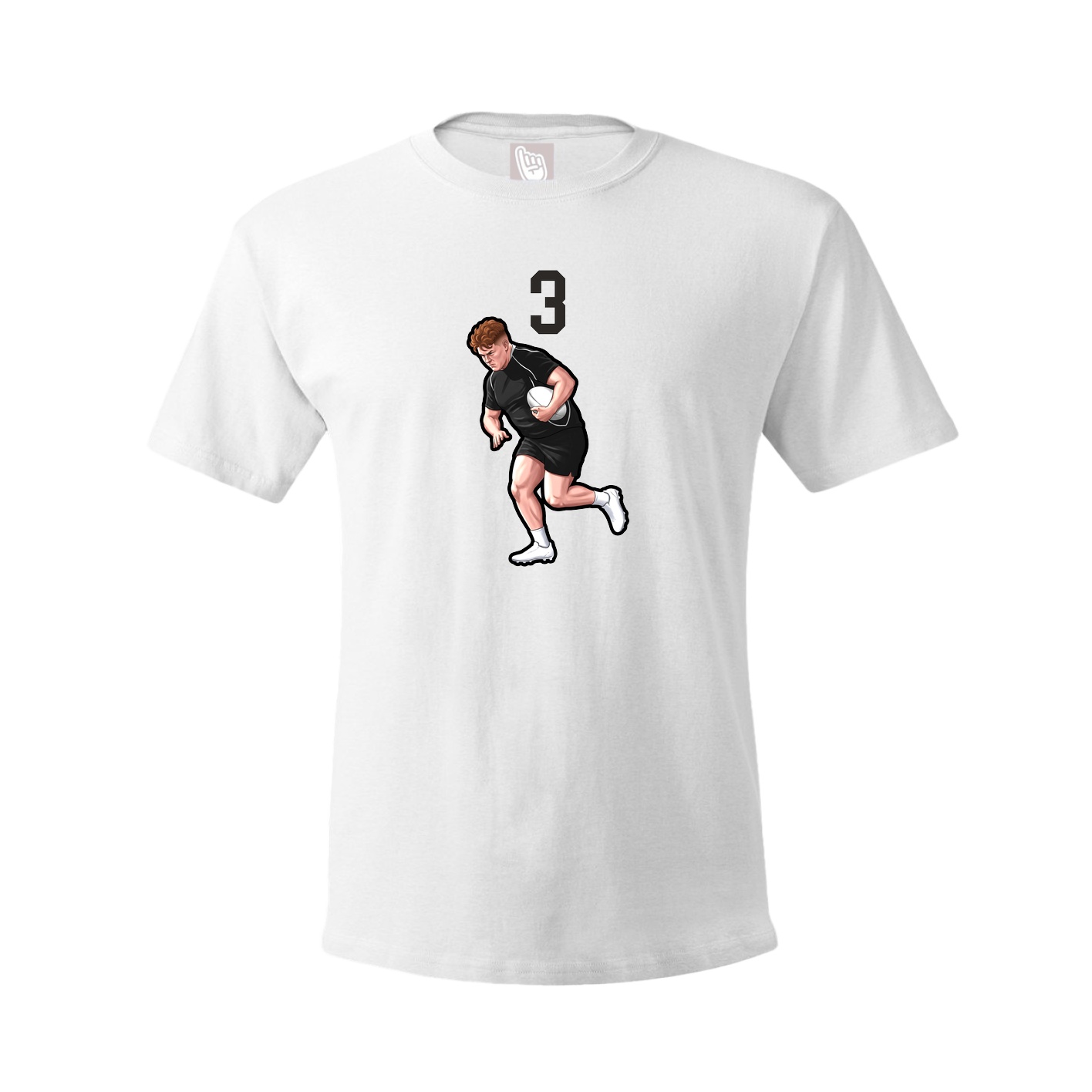 Tee — Number Top in White