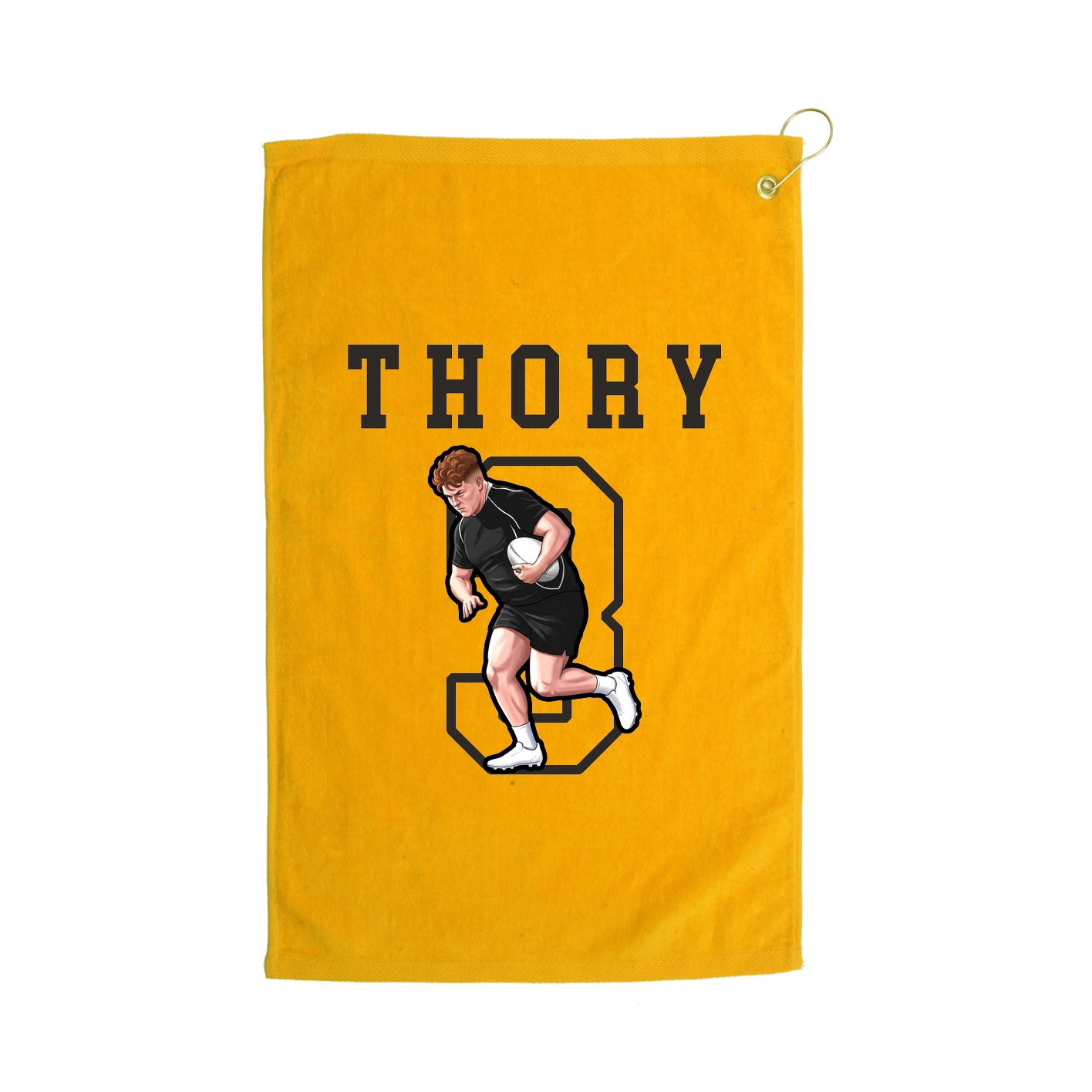 Golf Towel — Shirsey in Gold