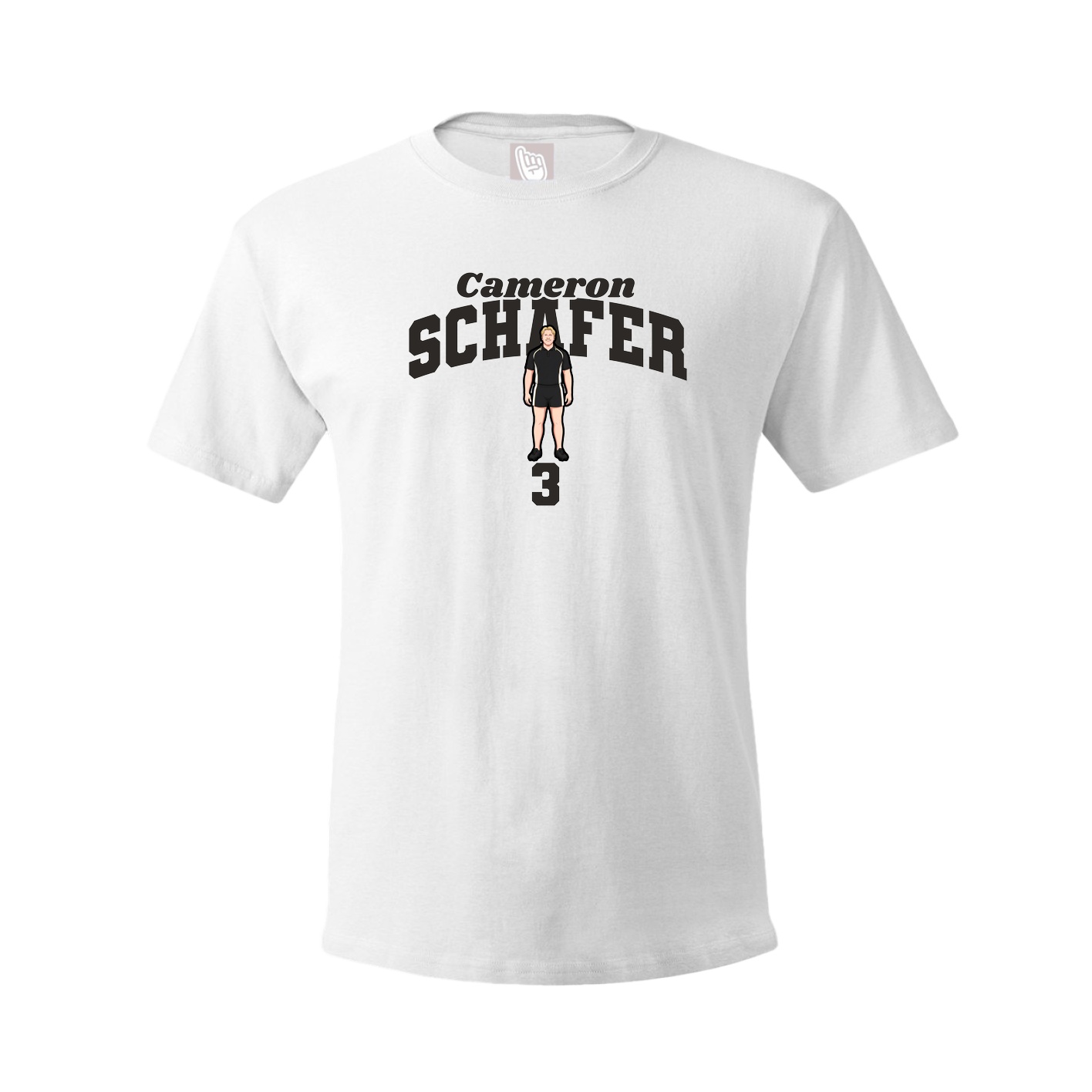 Youth Tee — Signature Arch in White