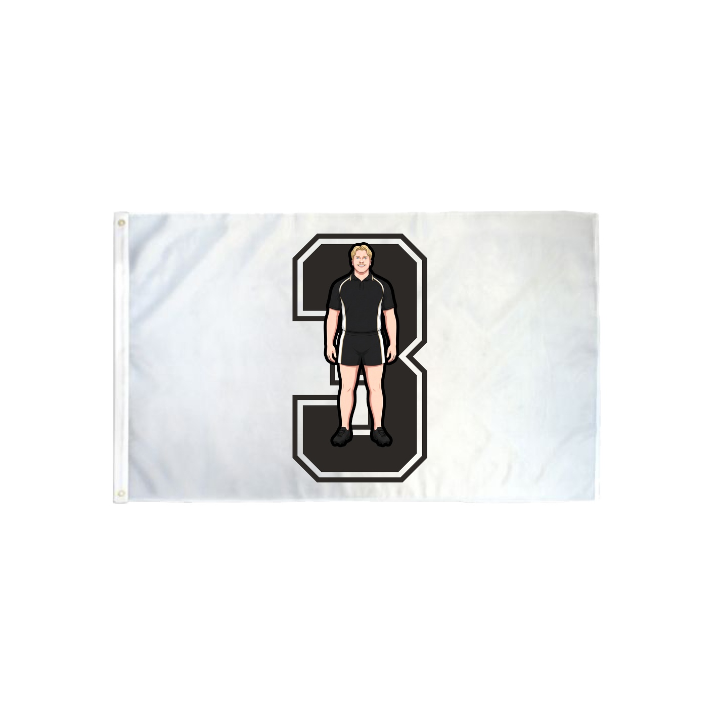 3x5 Flag — Number in Classic