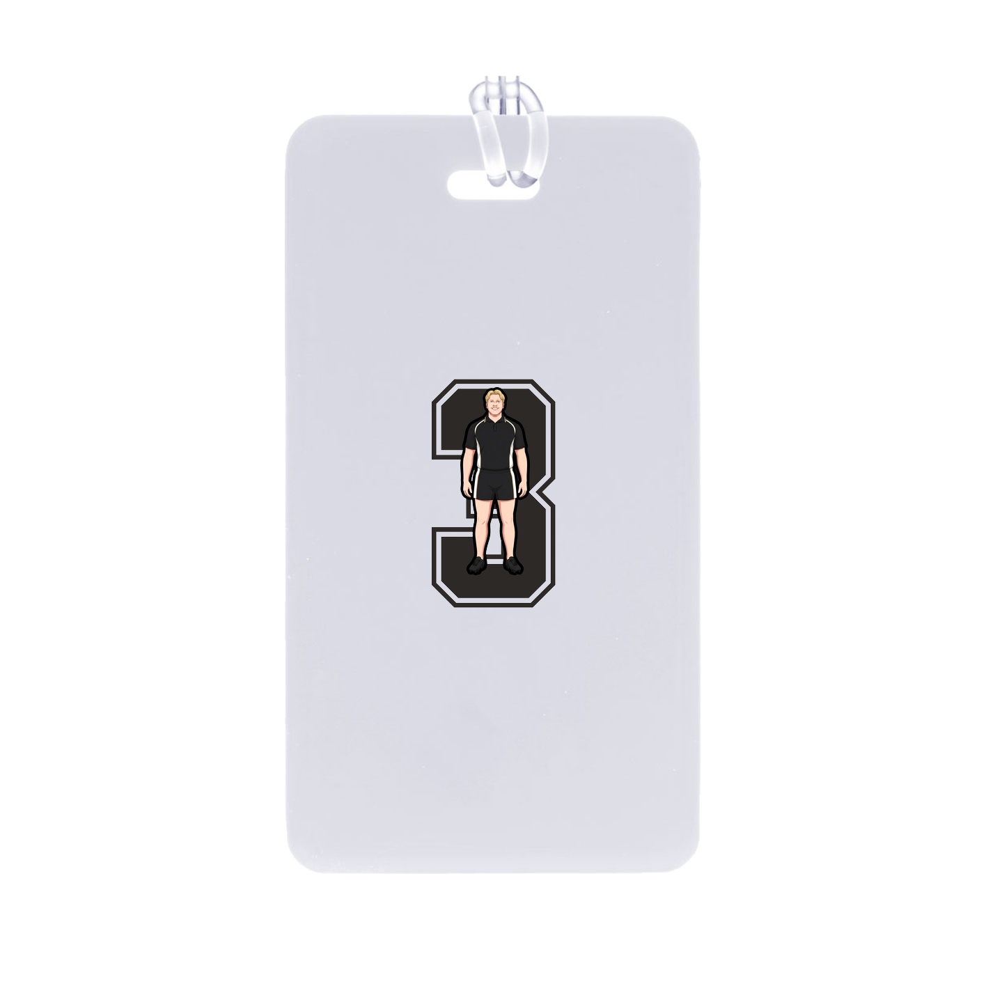 Bag Tag — Number in Classic