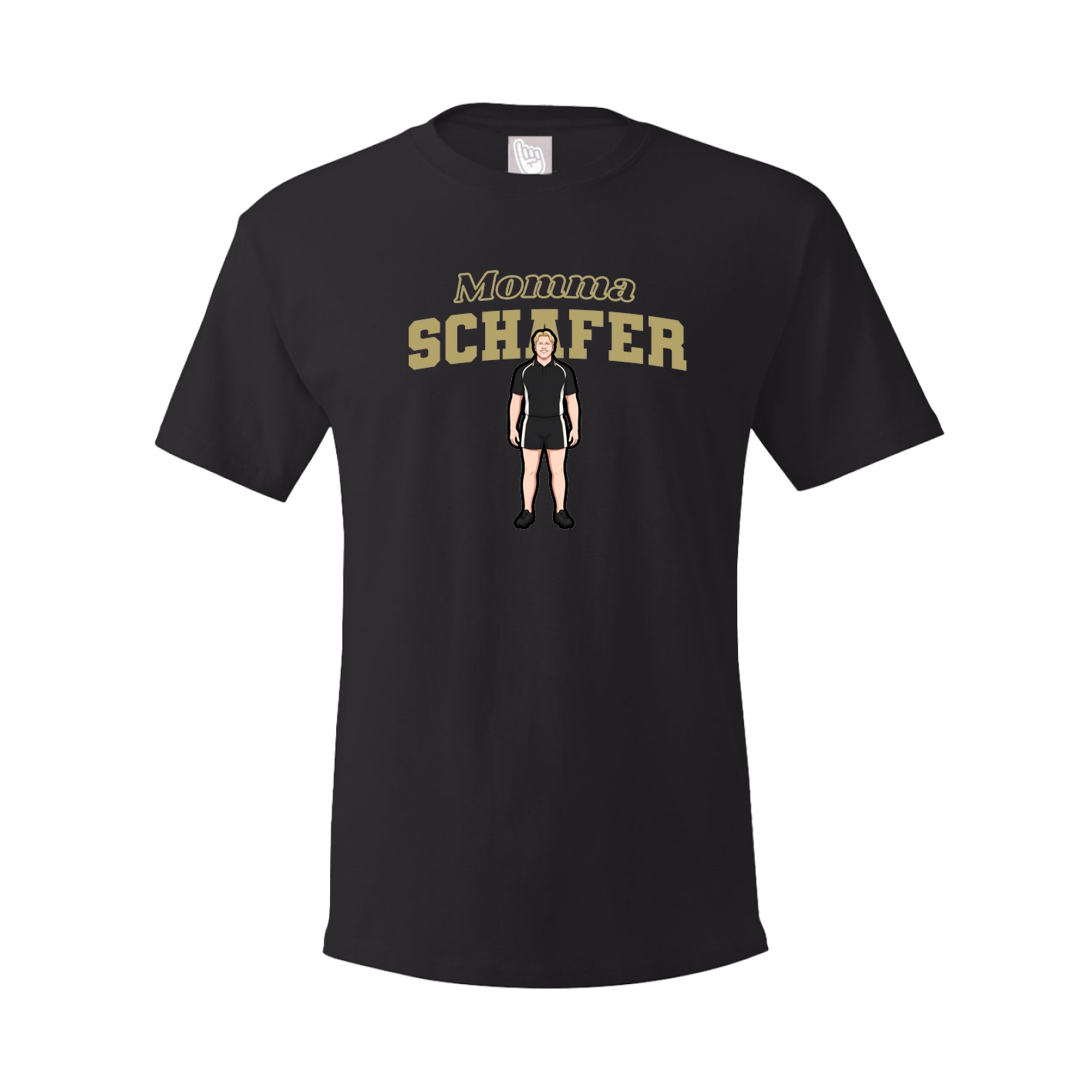 Youth Tee — Mothers Day Block in Black