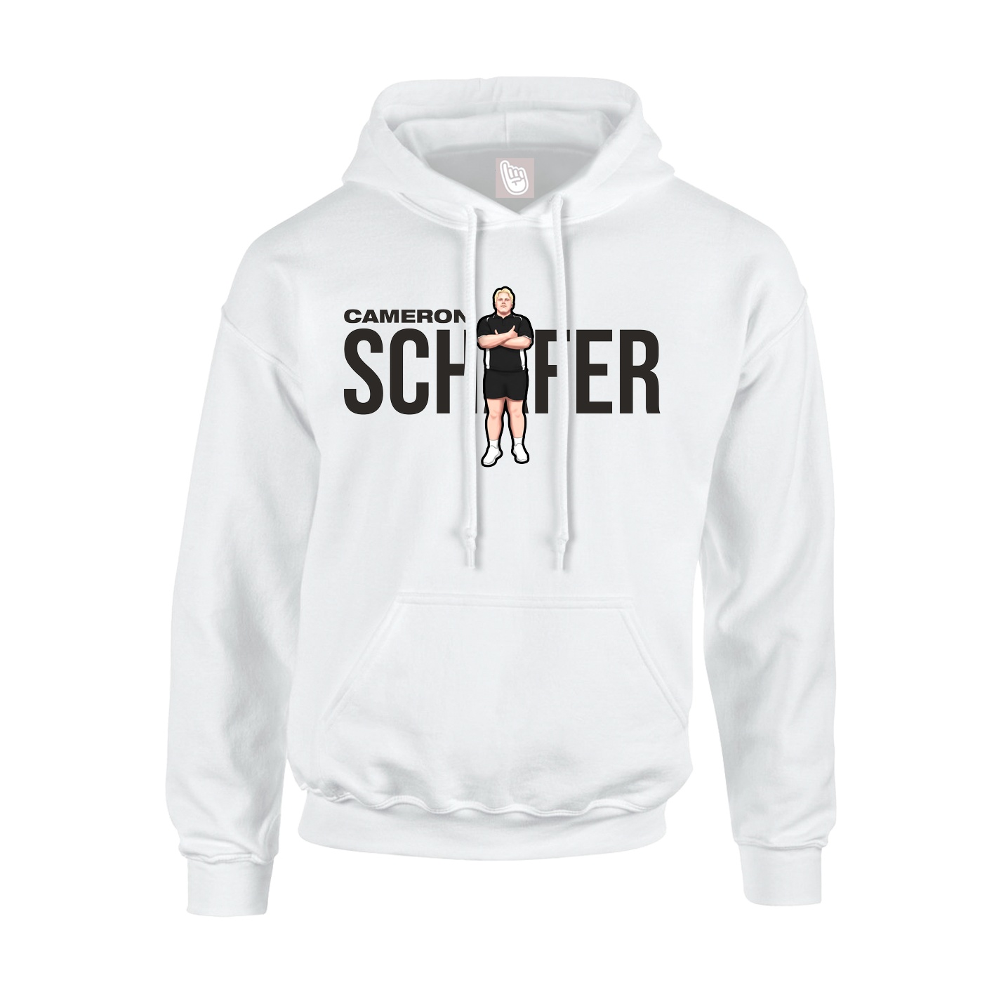 Youth Hoodie — Player Name in White