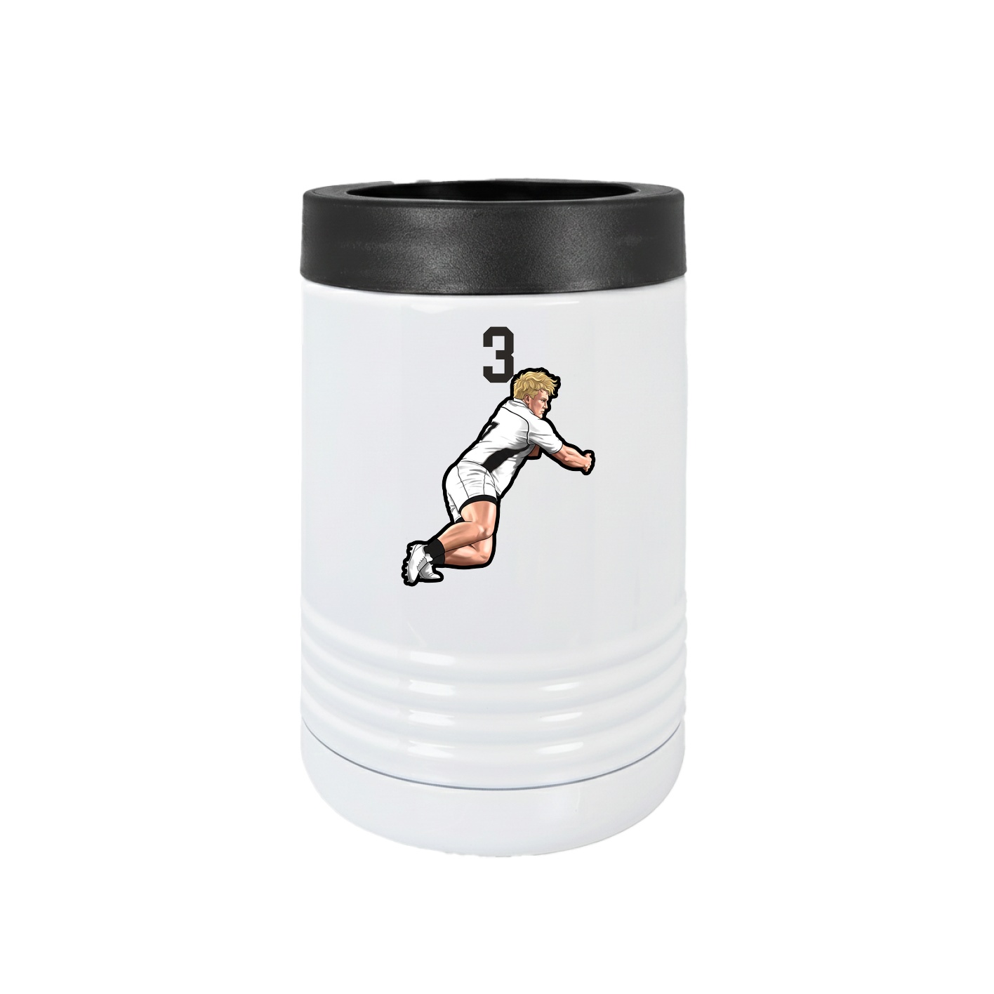 Beverage Holder — Number Top in White