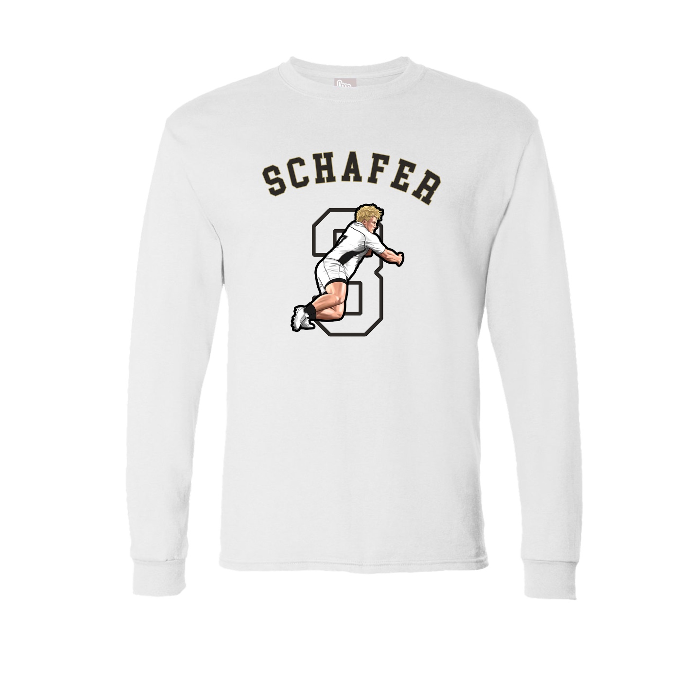 Long Sleeve Tee — Shirsey Arch in White
