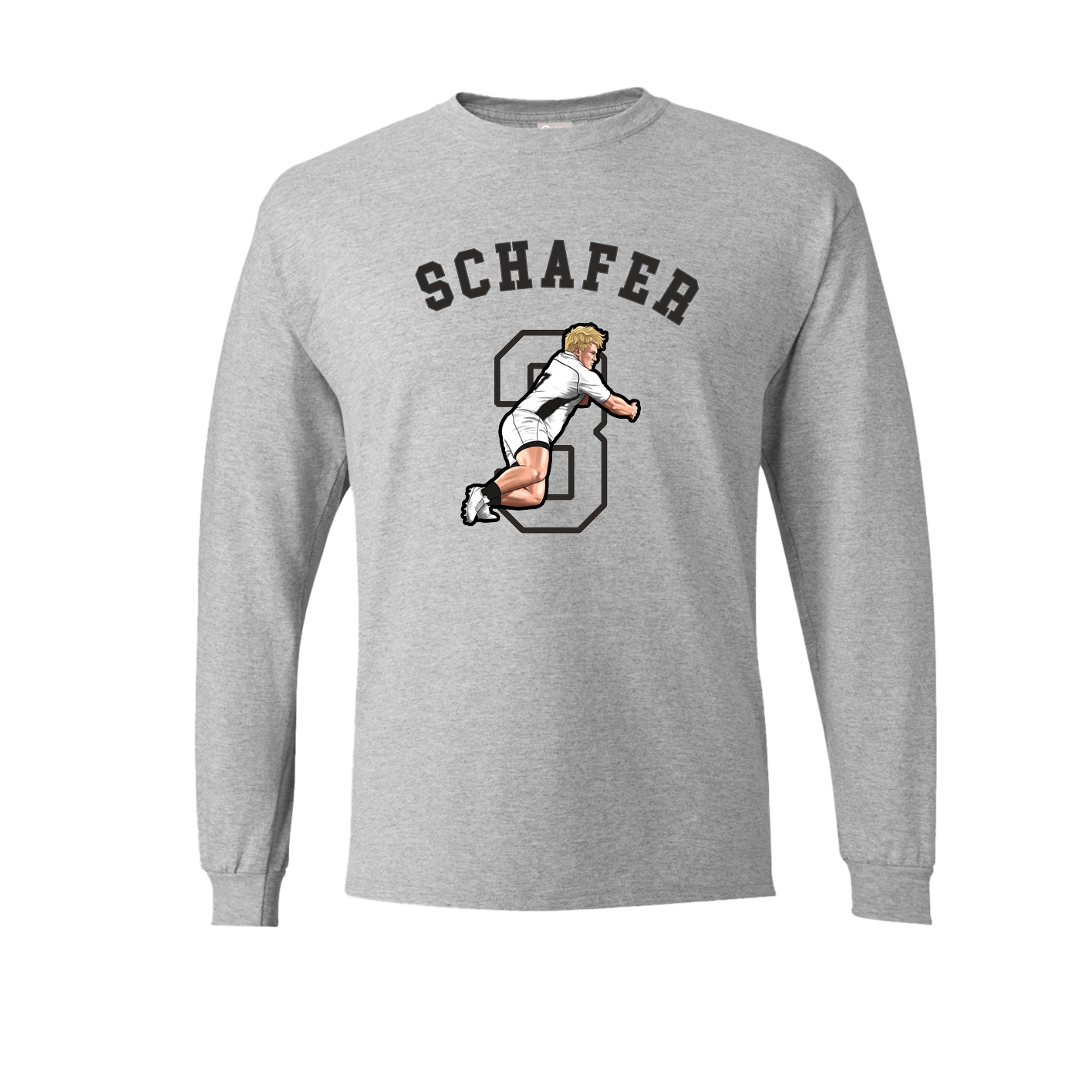 Long Sleeve Tee — Shirsey Arch in Grey