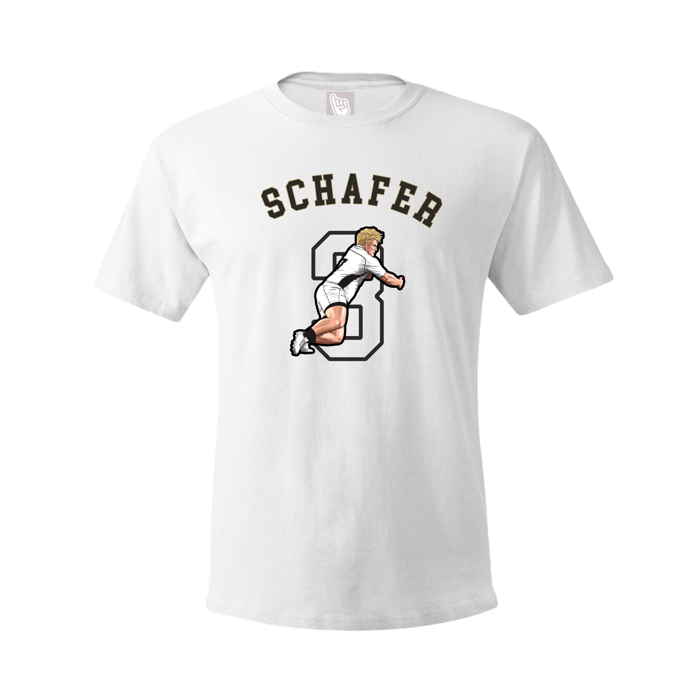 Youth Tee — Shirsey Arch in White