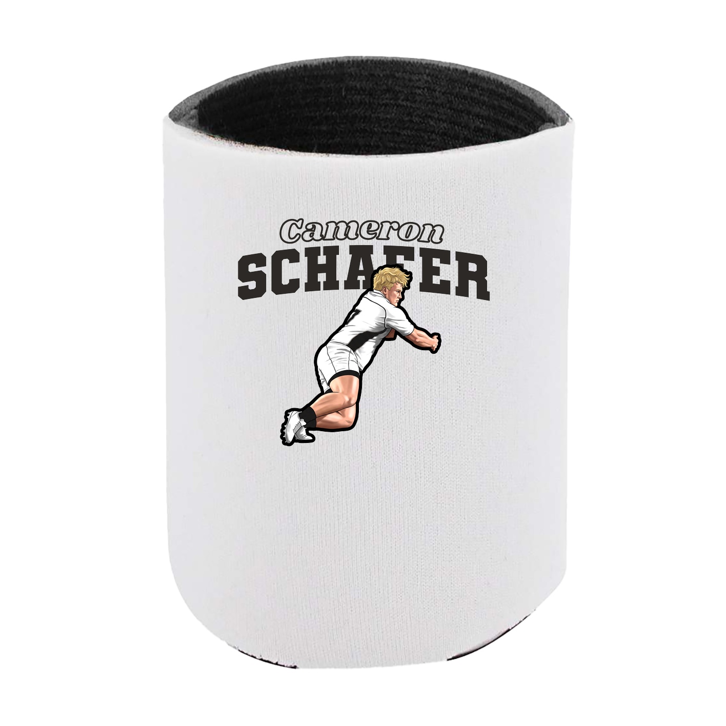 Can Holder — Name Arch in White