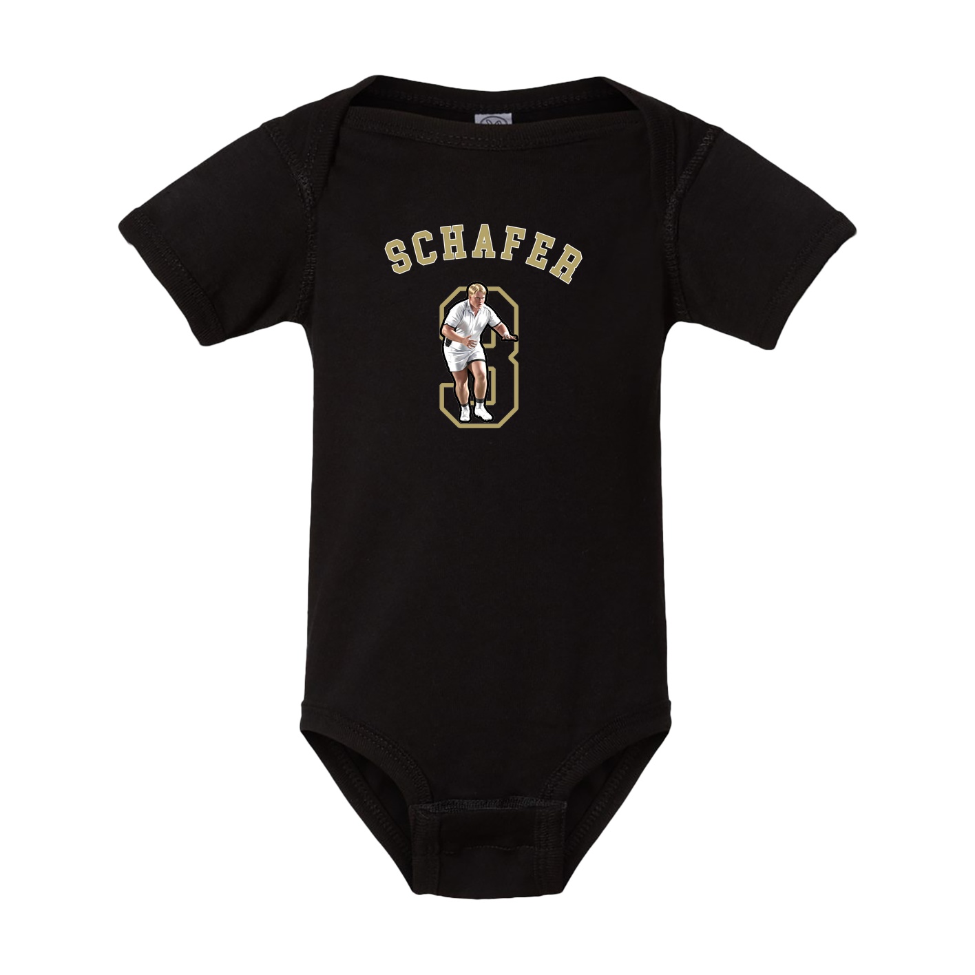 Baby Onesie — Shirsey Arch in Black