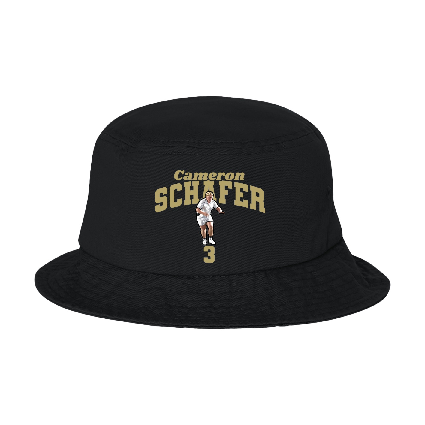 Bucket Cap — Signature Arch in Black