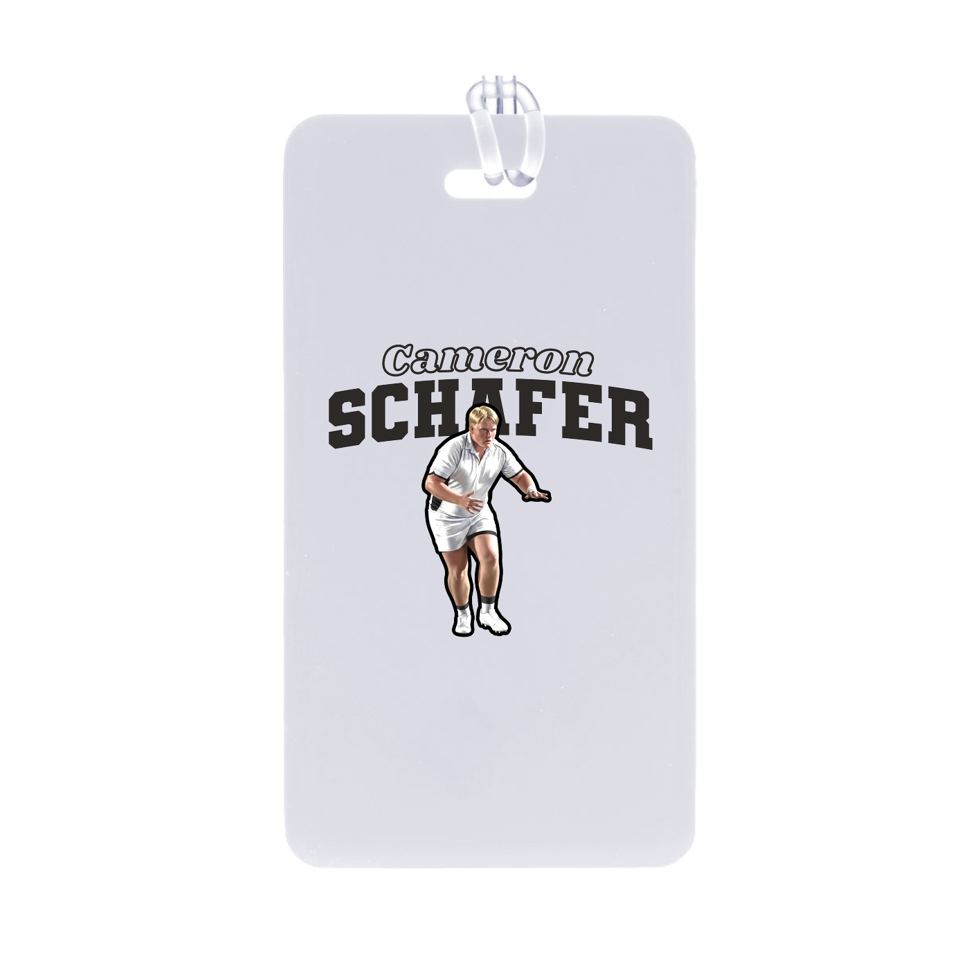 Bag Tag — Name Arch in Classic