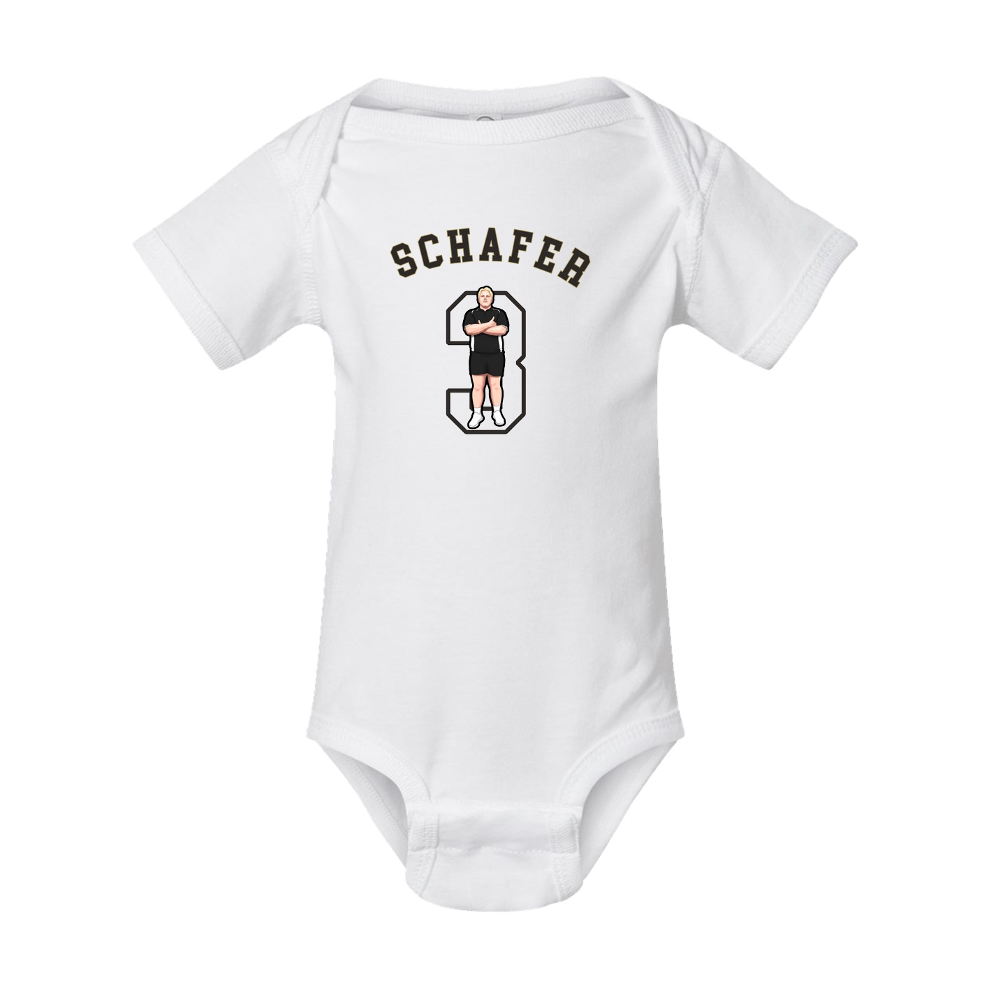 Baby Onesie — Shirsey Arch in White