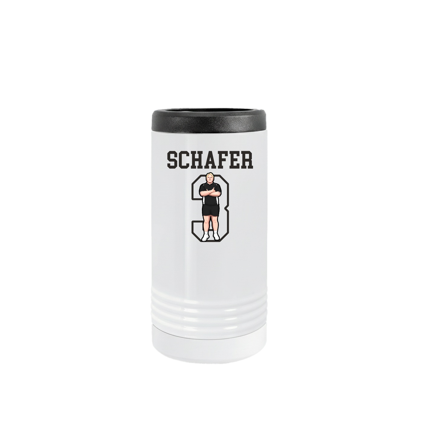 Slim Beverage Holder — Shirsey in White