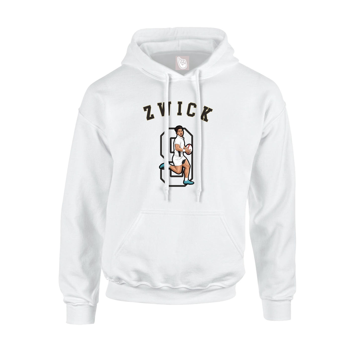 Hoodie — Shirsey Arch in White