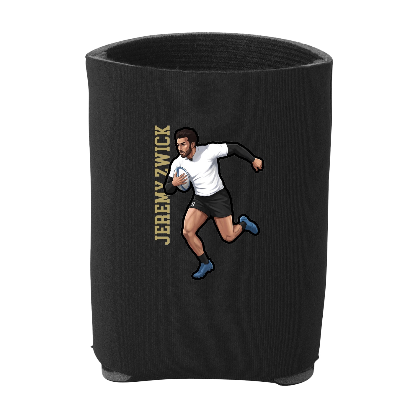 Can Holder — Name Vertical in Black