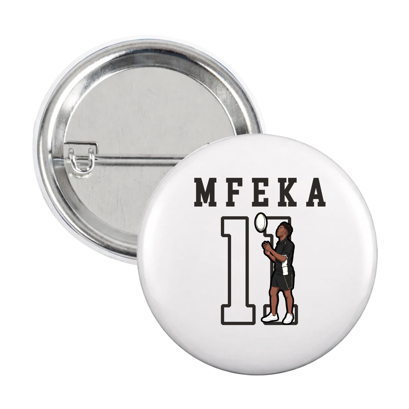 Game Day Button — Shirsey in White