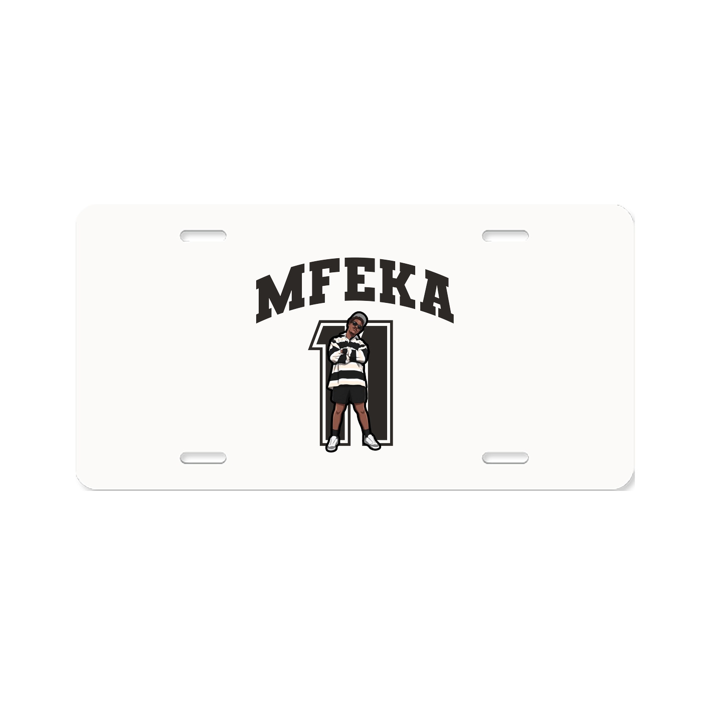 License Plate — Number in Classic