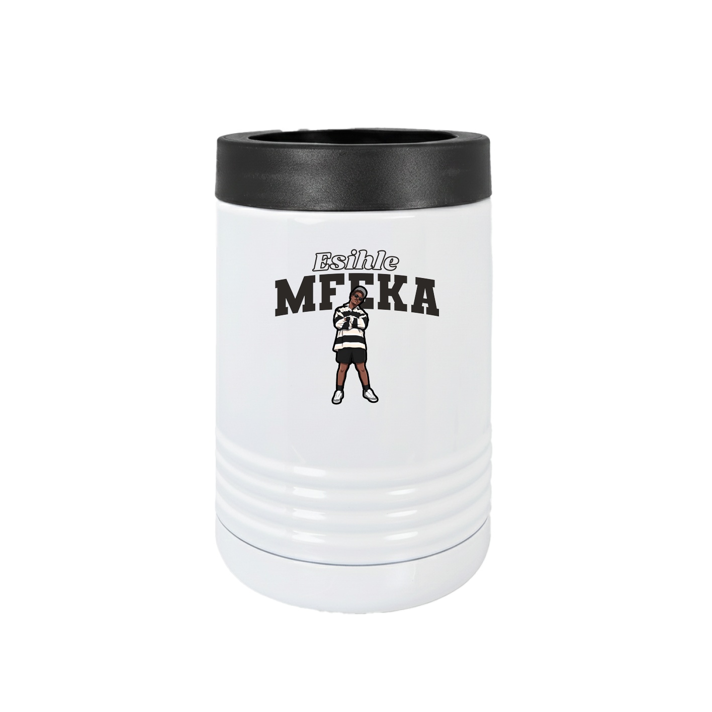 Beverage Holder — Name Arch in White