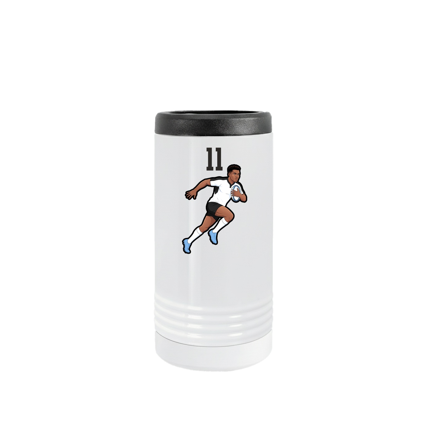 Slim Beverage Holder — Number Top in White