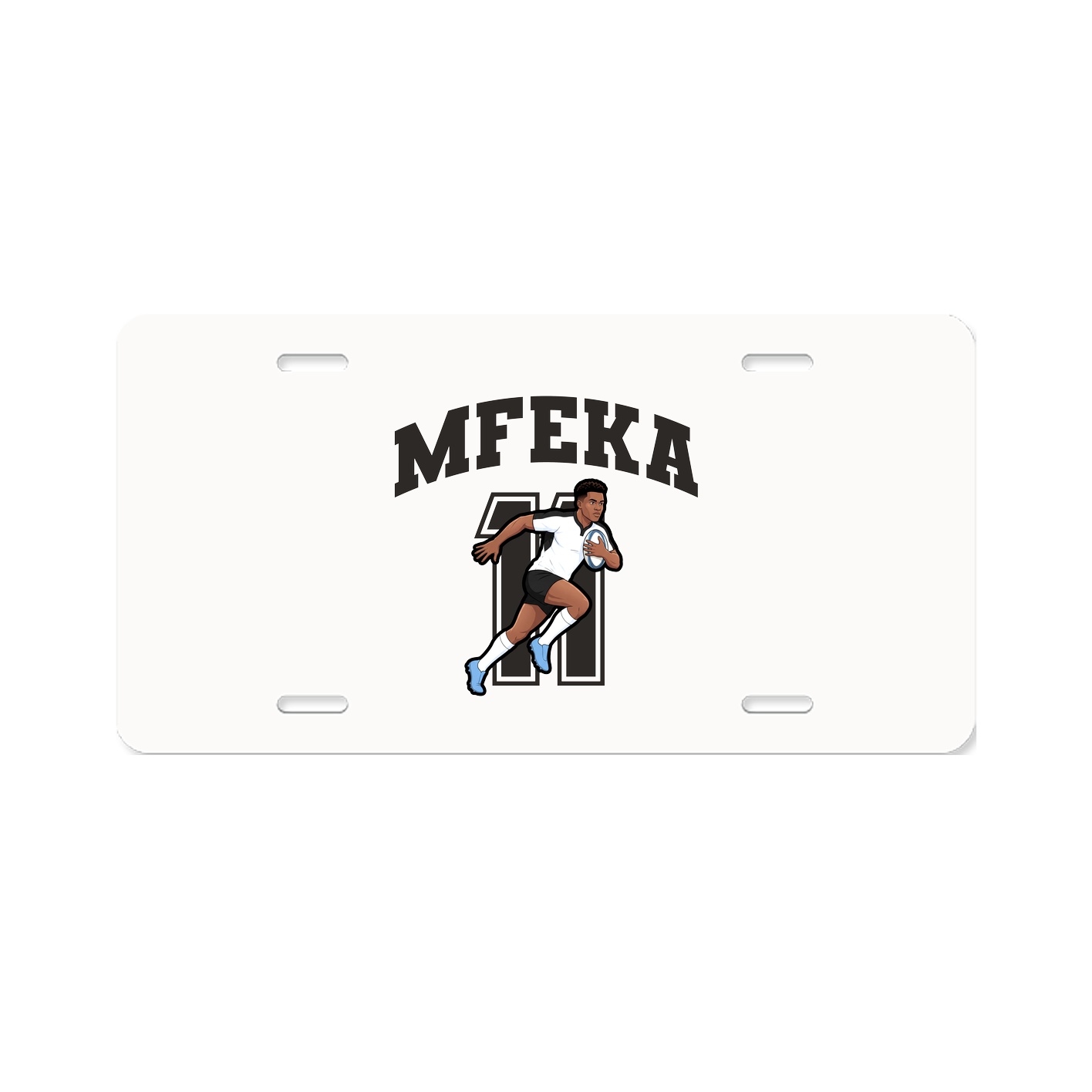 License Plate — Number in Classic