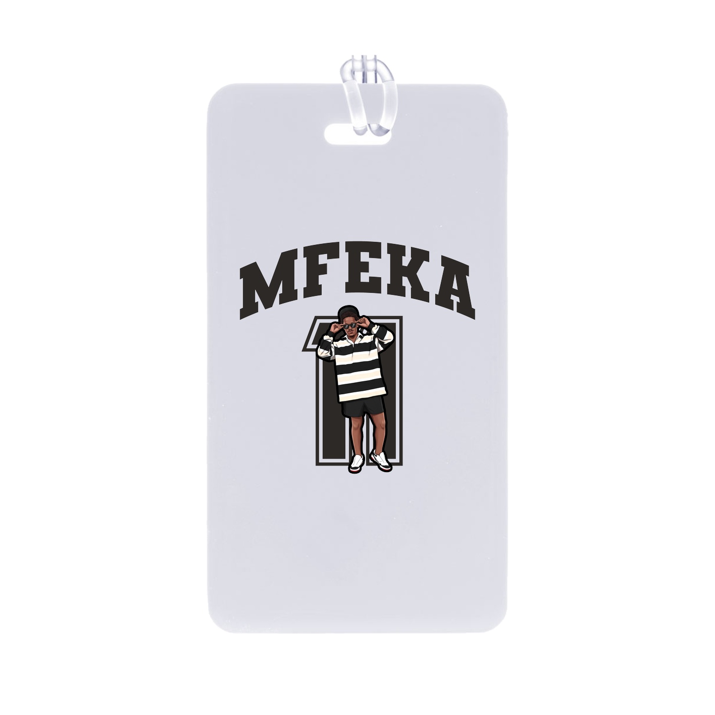 Bag Tag — Number in Classic