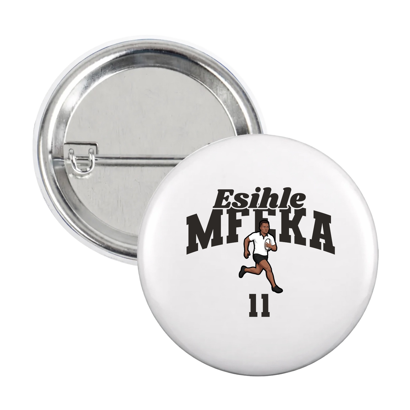 Game Day Button — Signature Arch in White