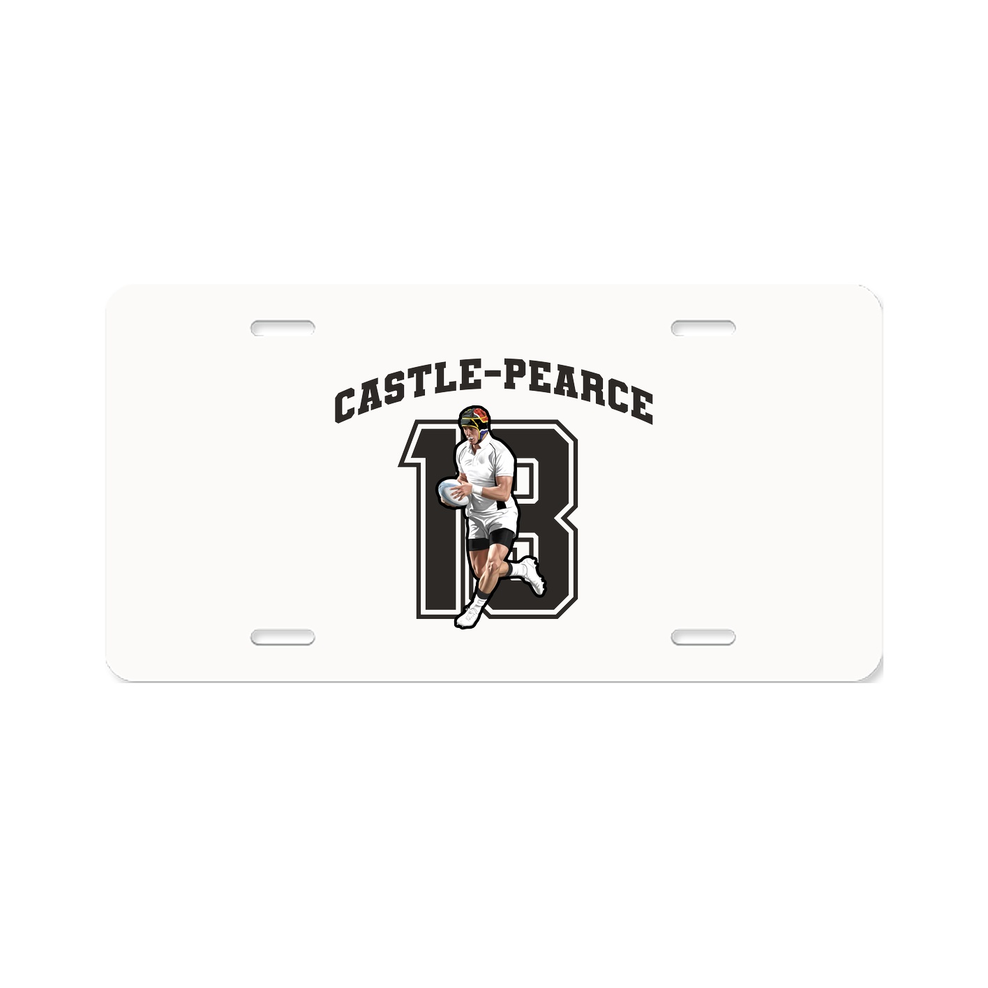 License Plate — Number in Classic