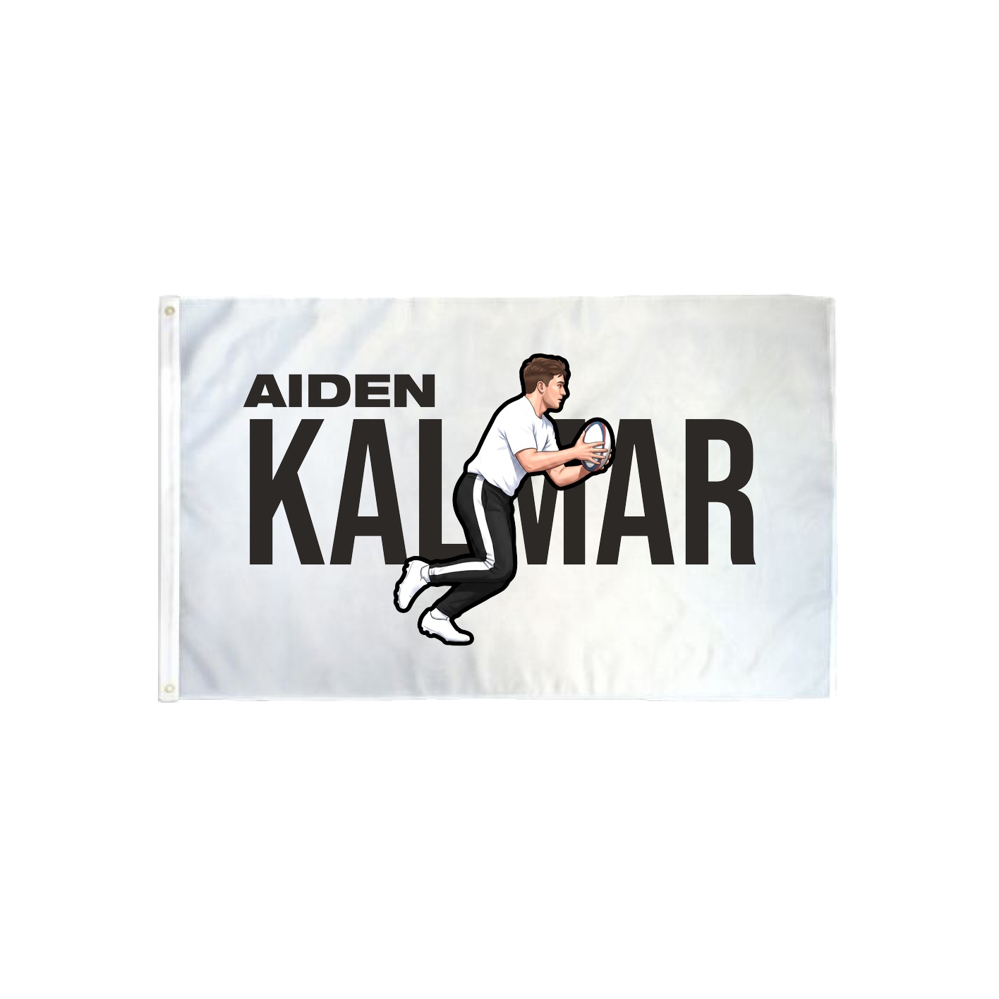 3x5 Flag — Player Name in Classic