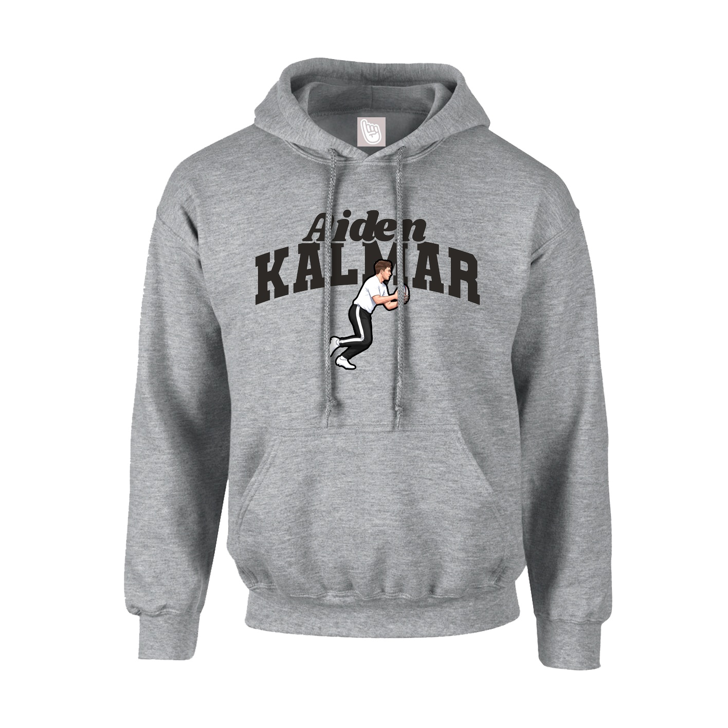 Hoodie — Signature Arch in Grey