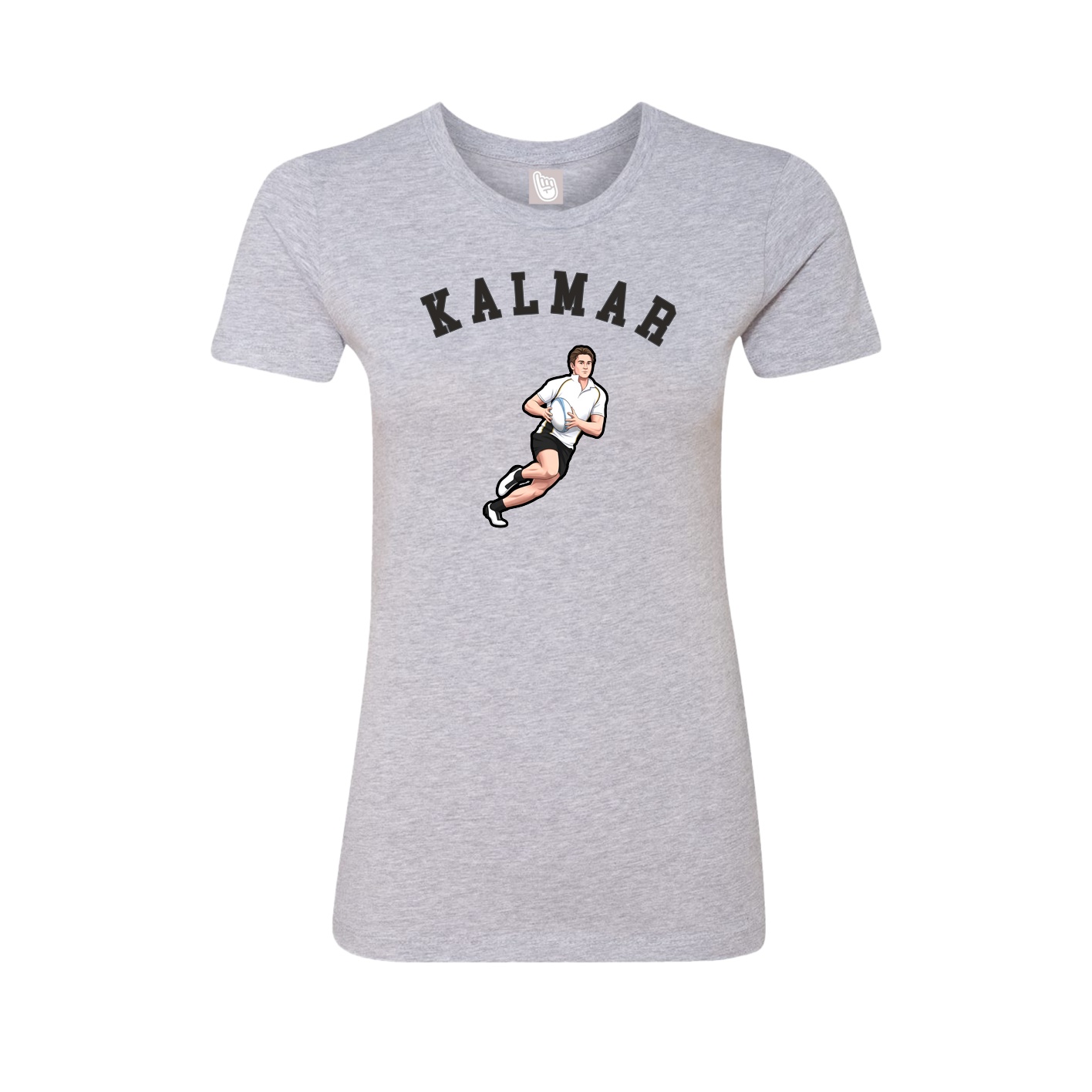 Fitted Women's Tee — Shirsey Arch in Grey
