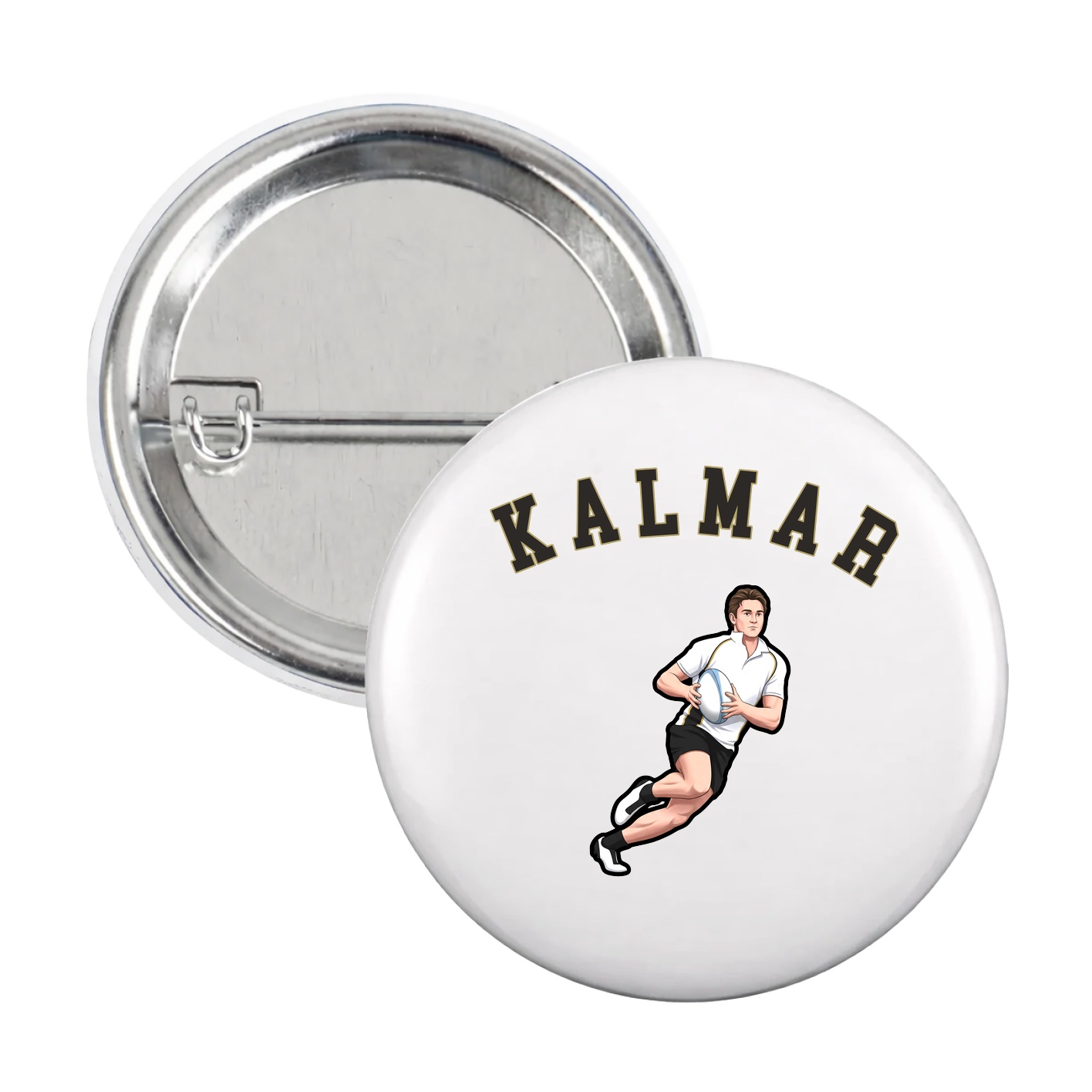 Game Day Button — Shirsey Arch in White