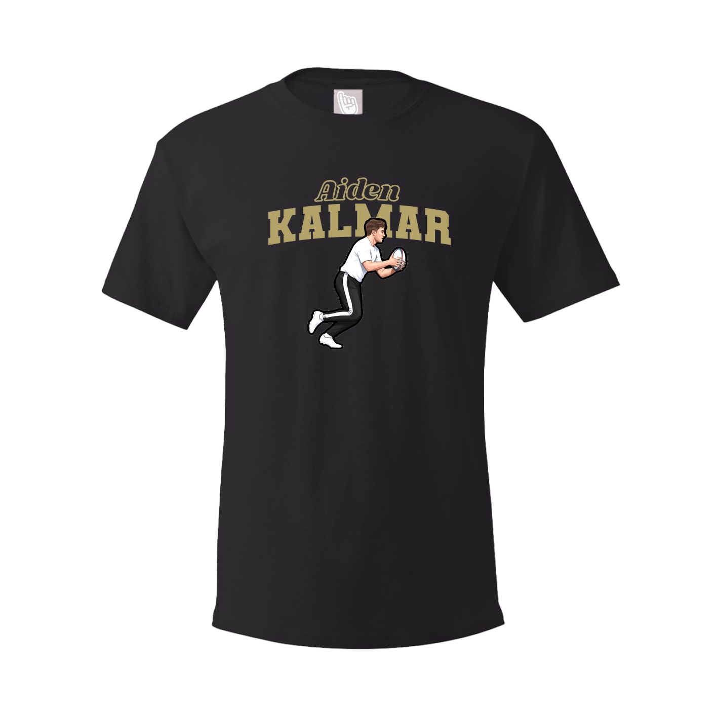 Youth Tee — Name Arch in Black