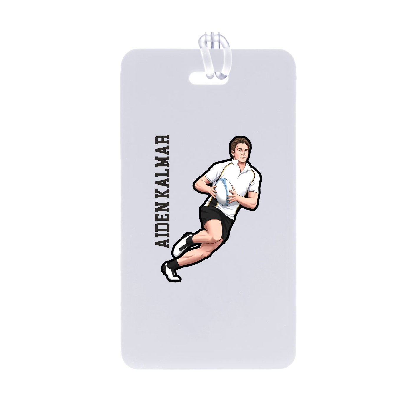 Bag Tag — Name Vertical in Classic