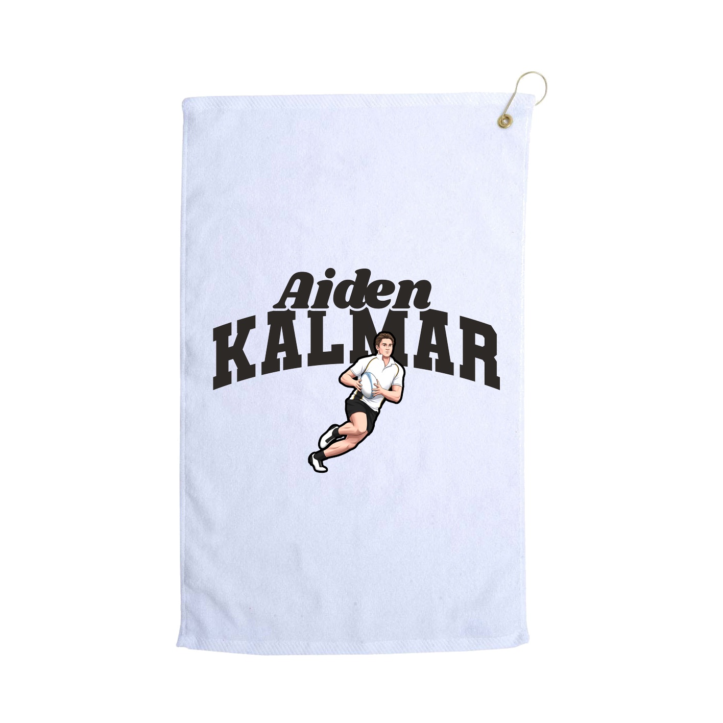 Golf Towel — Signature Arch in White