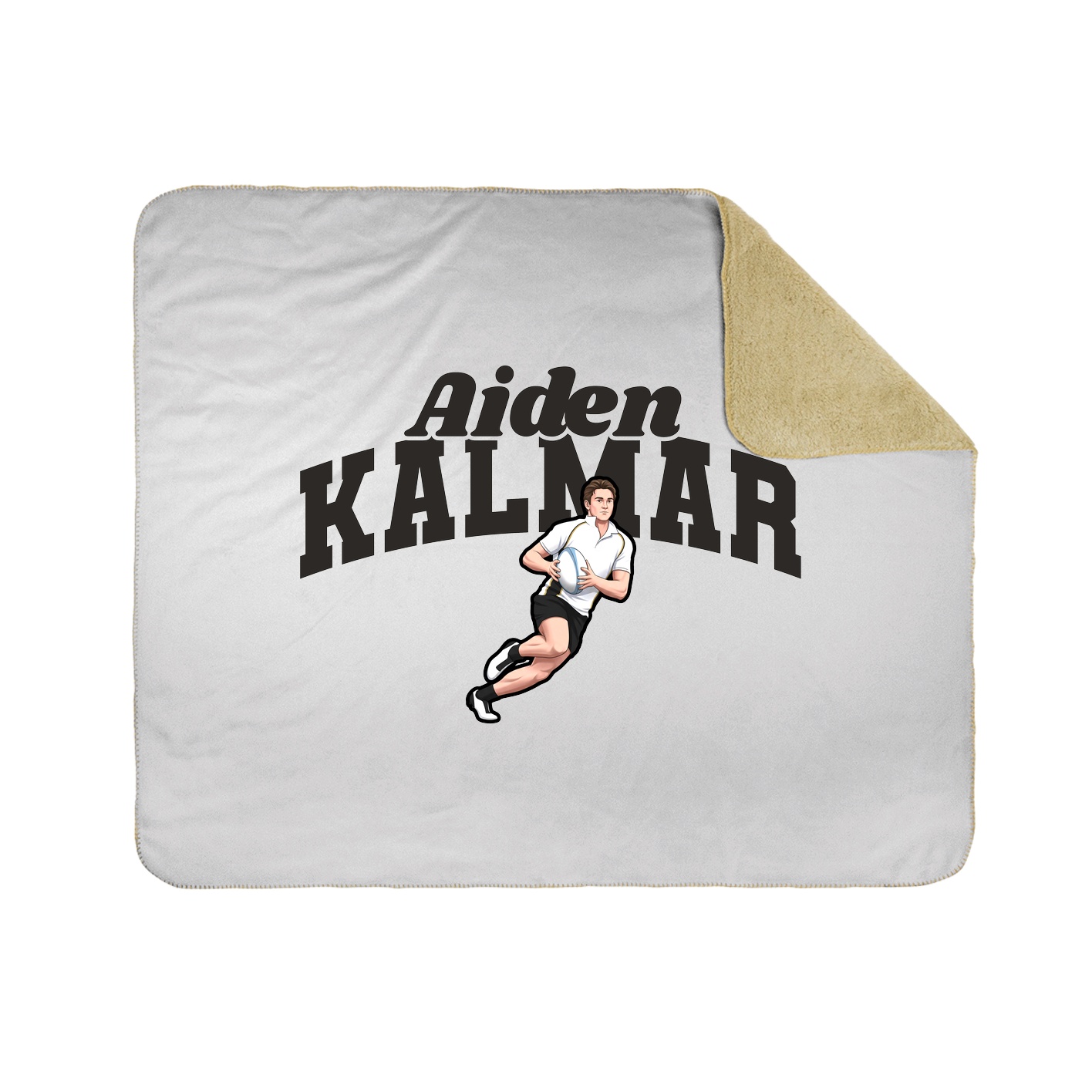 Throw Blanket — Signature Arch in White