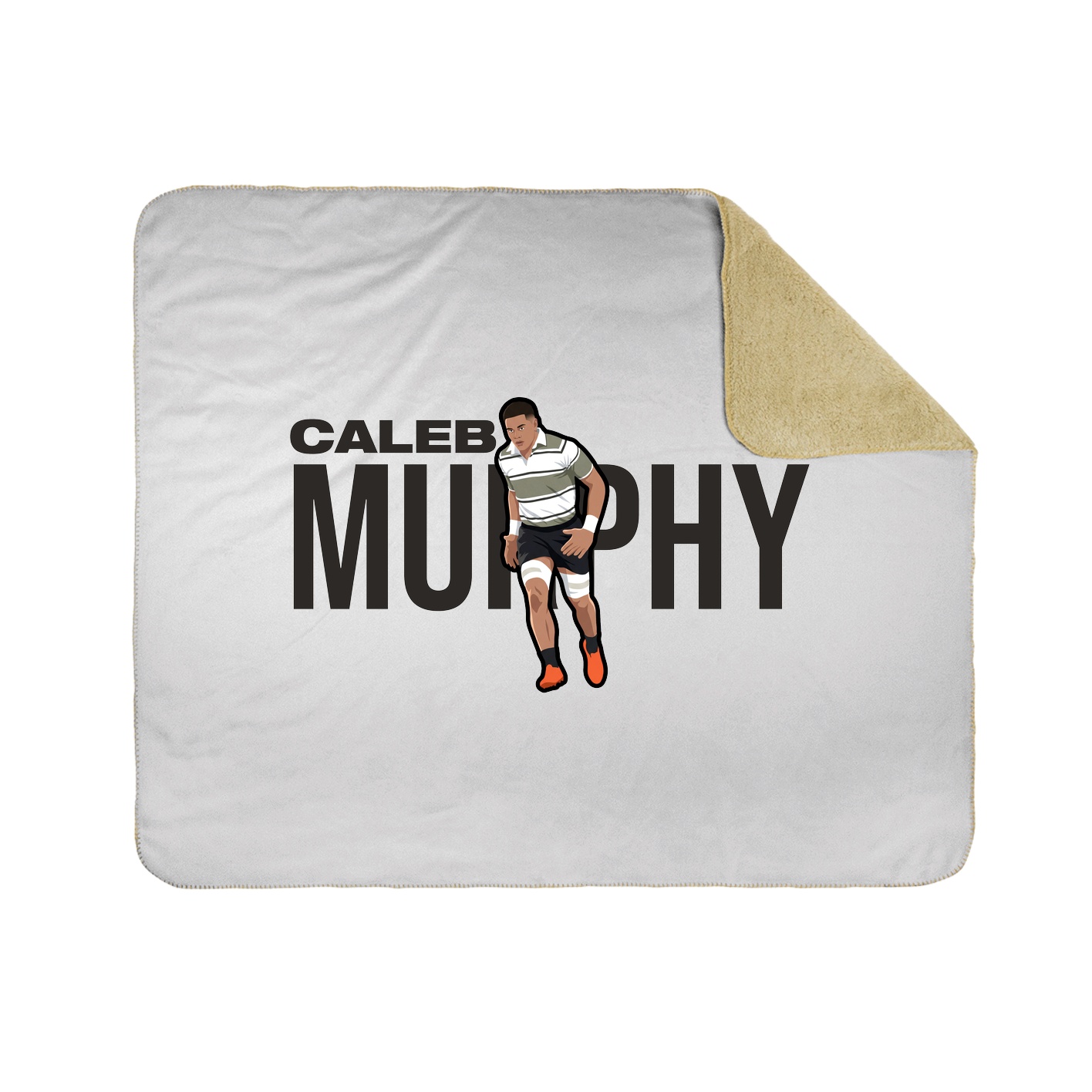 Throw Blanket — Player Name in White