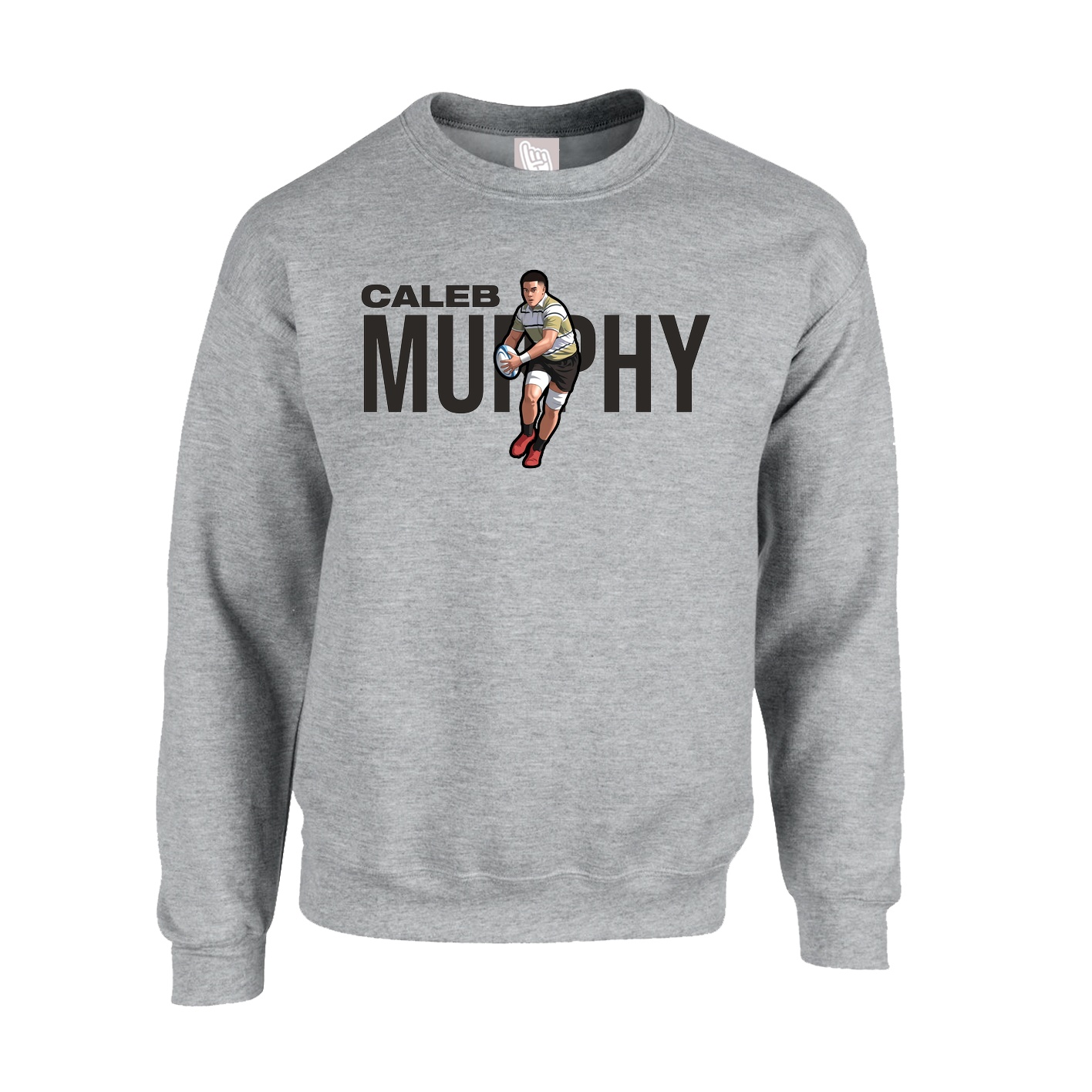 Fleece Crew — Player Name in Grey