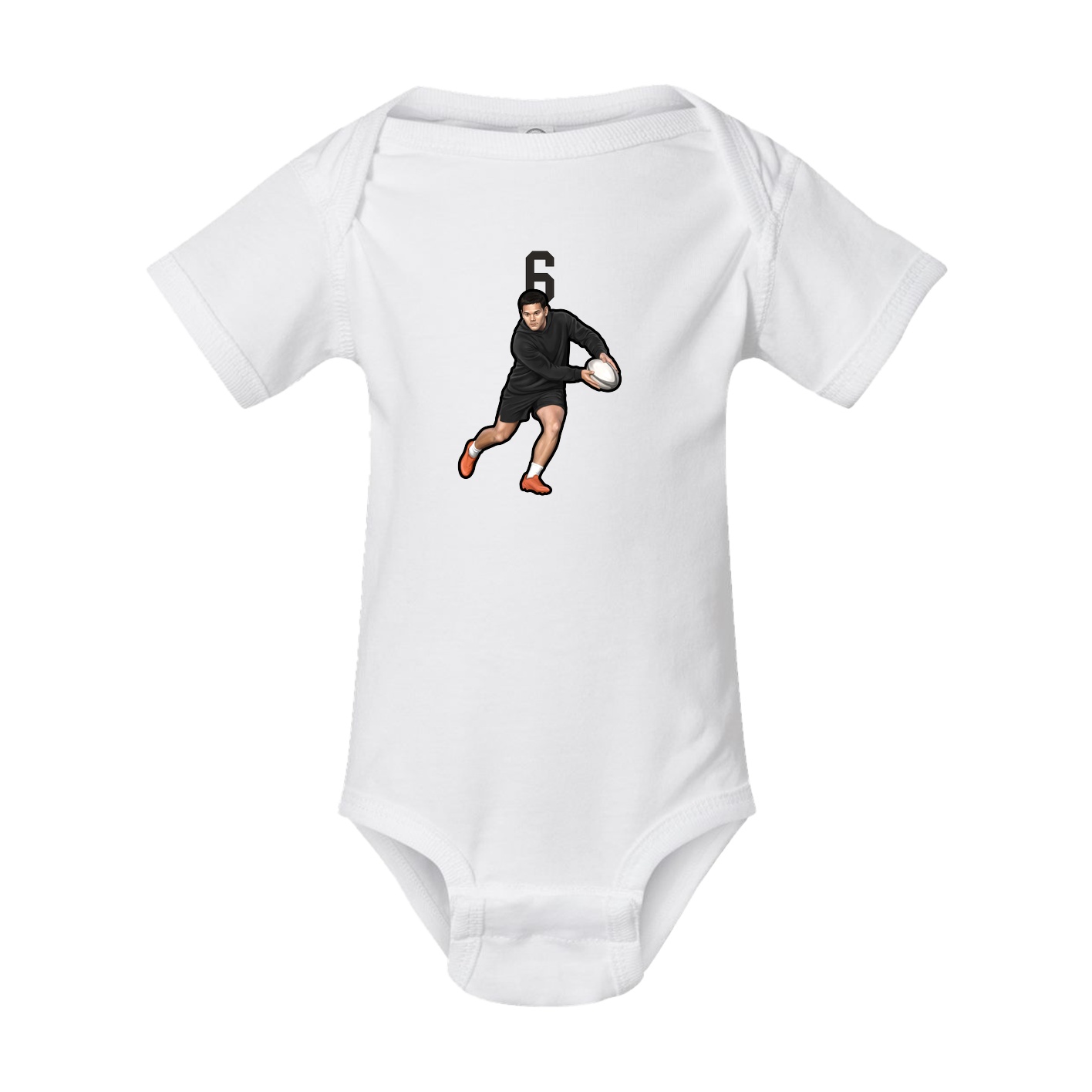 Baby Onesie — Number Top in White