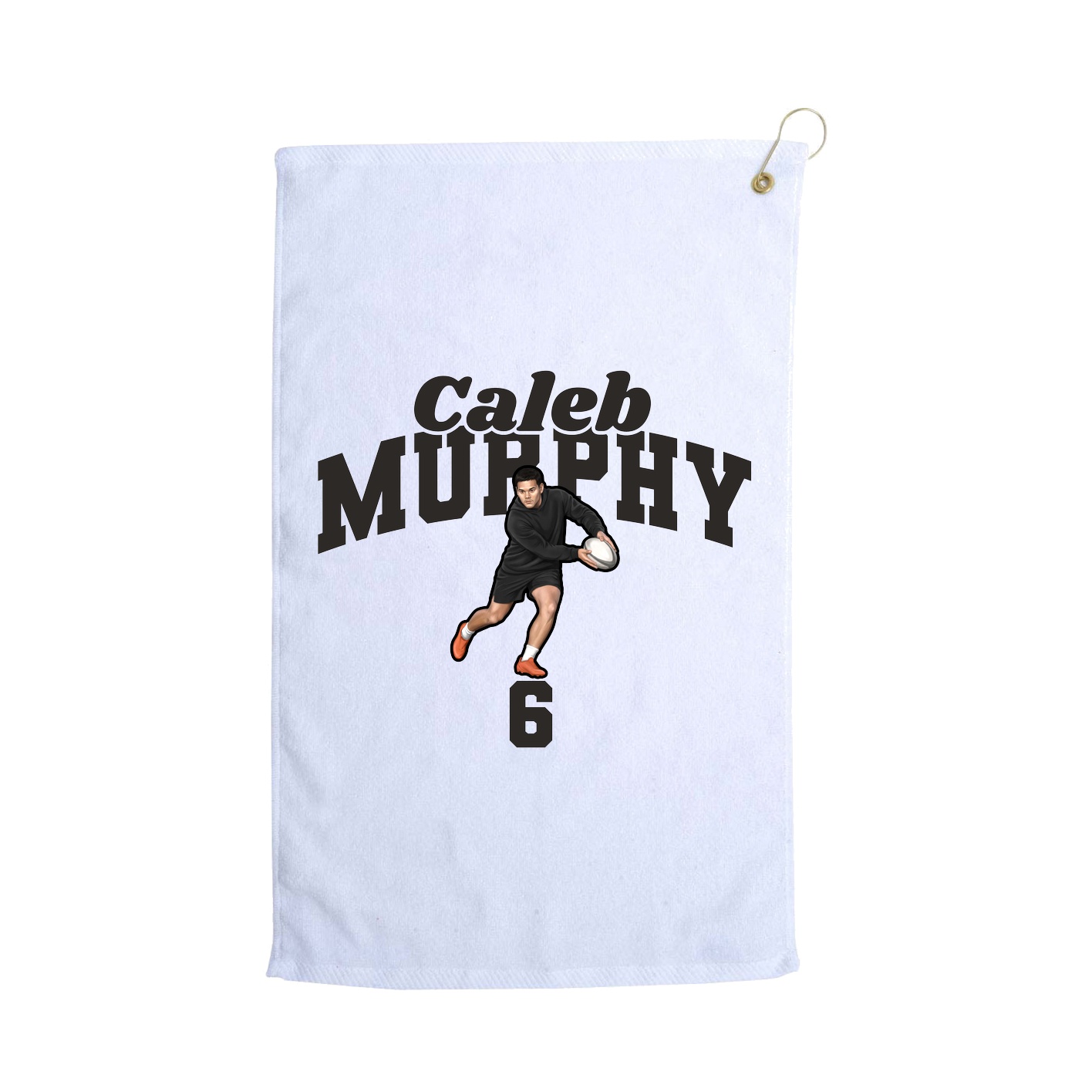 Golf Towel — Signature Arch in White