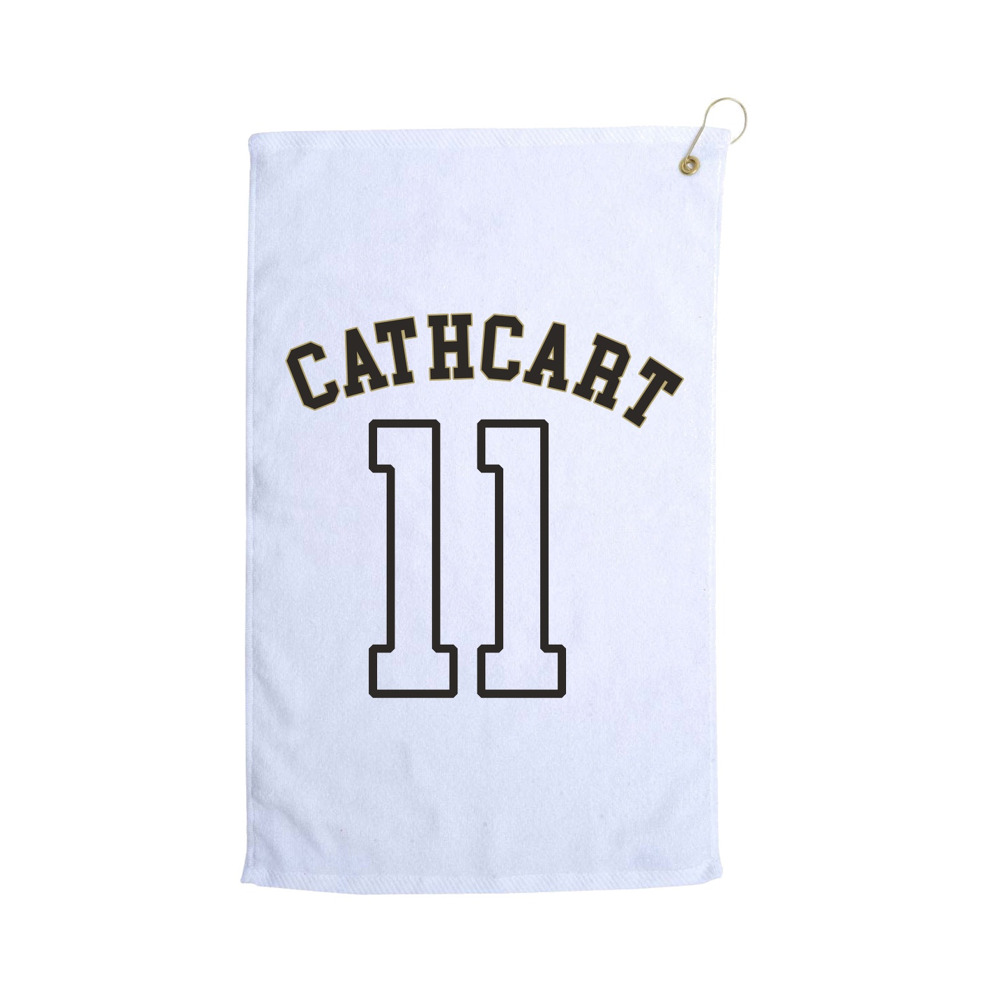 Golf Towel — Shirsey Arch in White