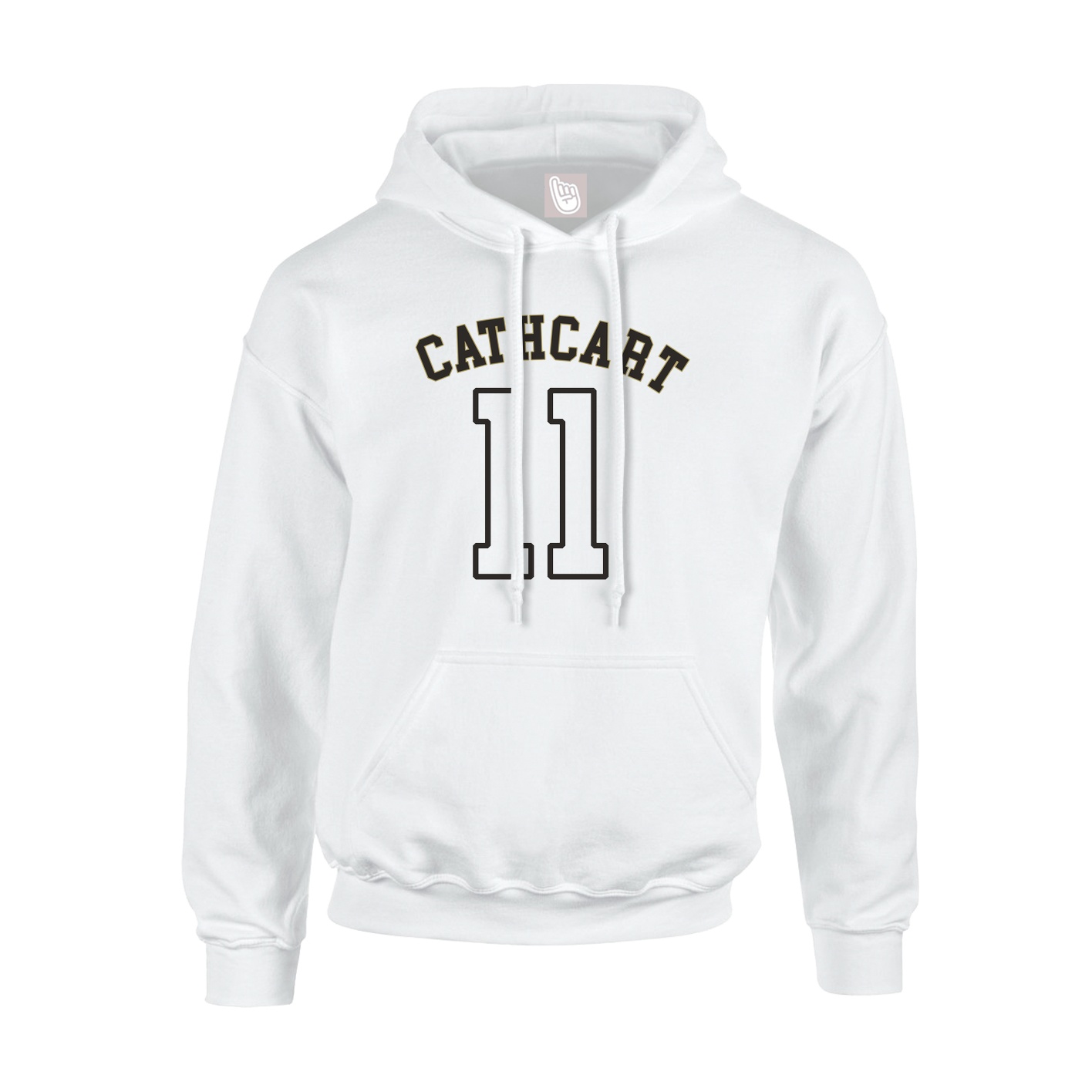 Hoodie — Shirsey Arch in White