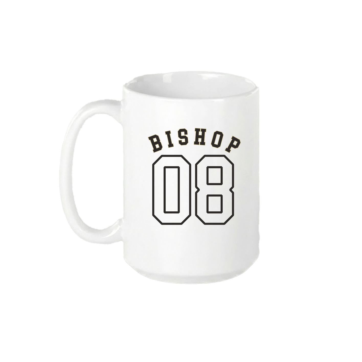 15oz Coffee Mug — Shirsey Arch in White