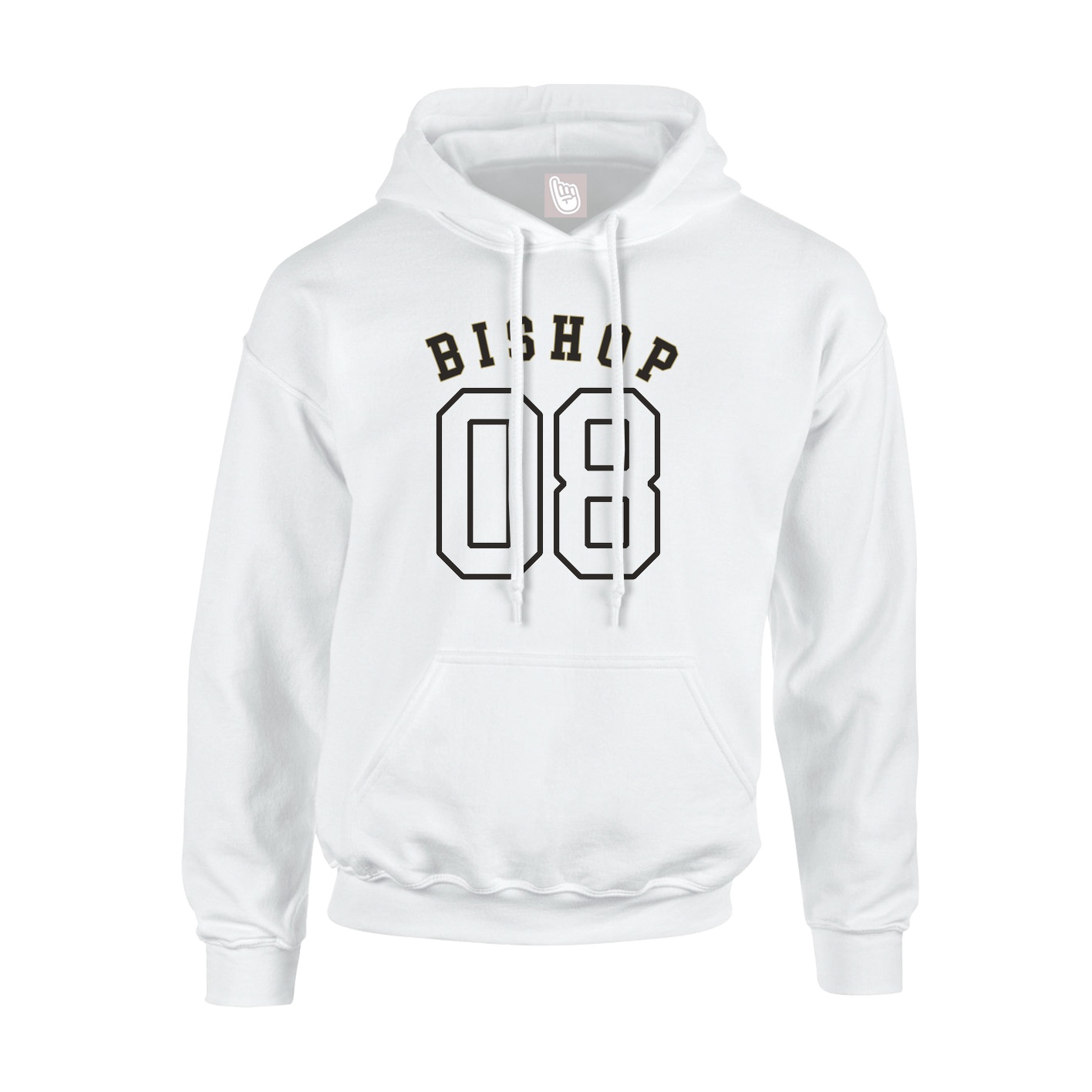 Hoodie — Shirsey Arch in White
