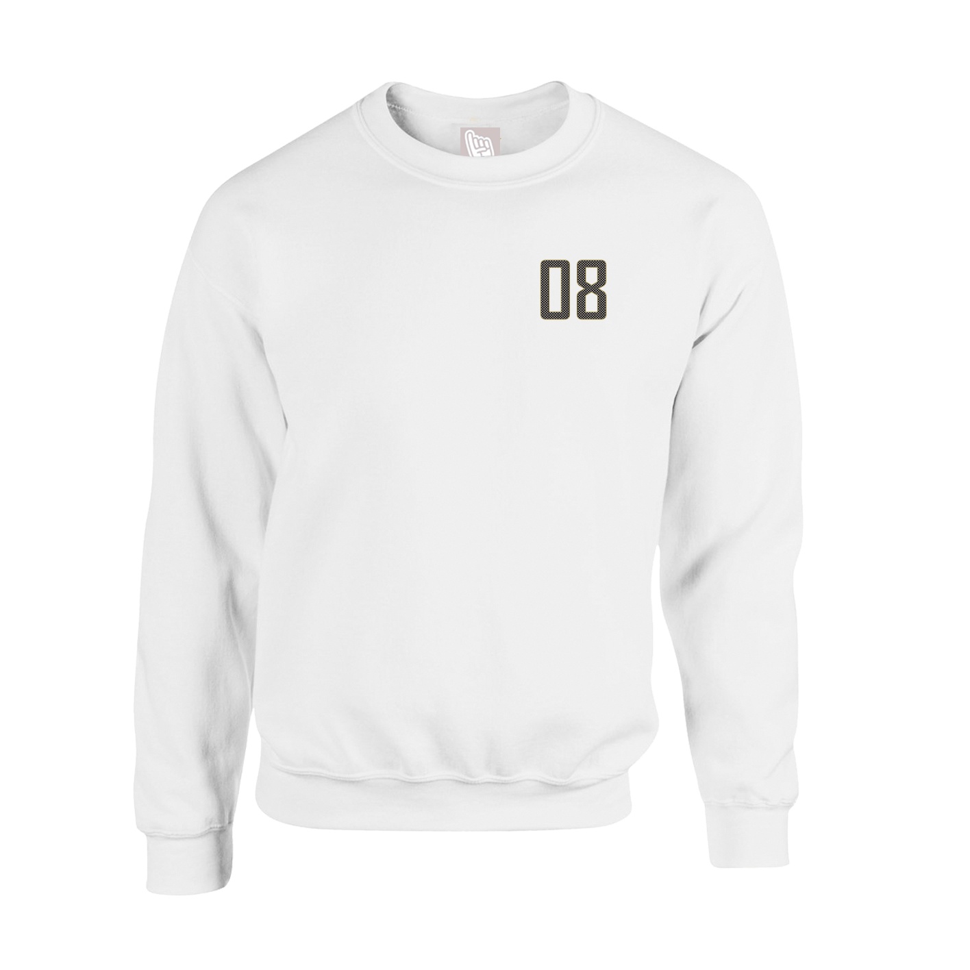 Fleece Crew — Front Shirsy in White