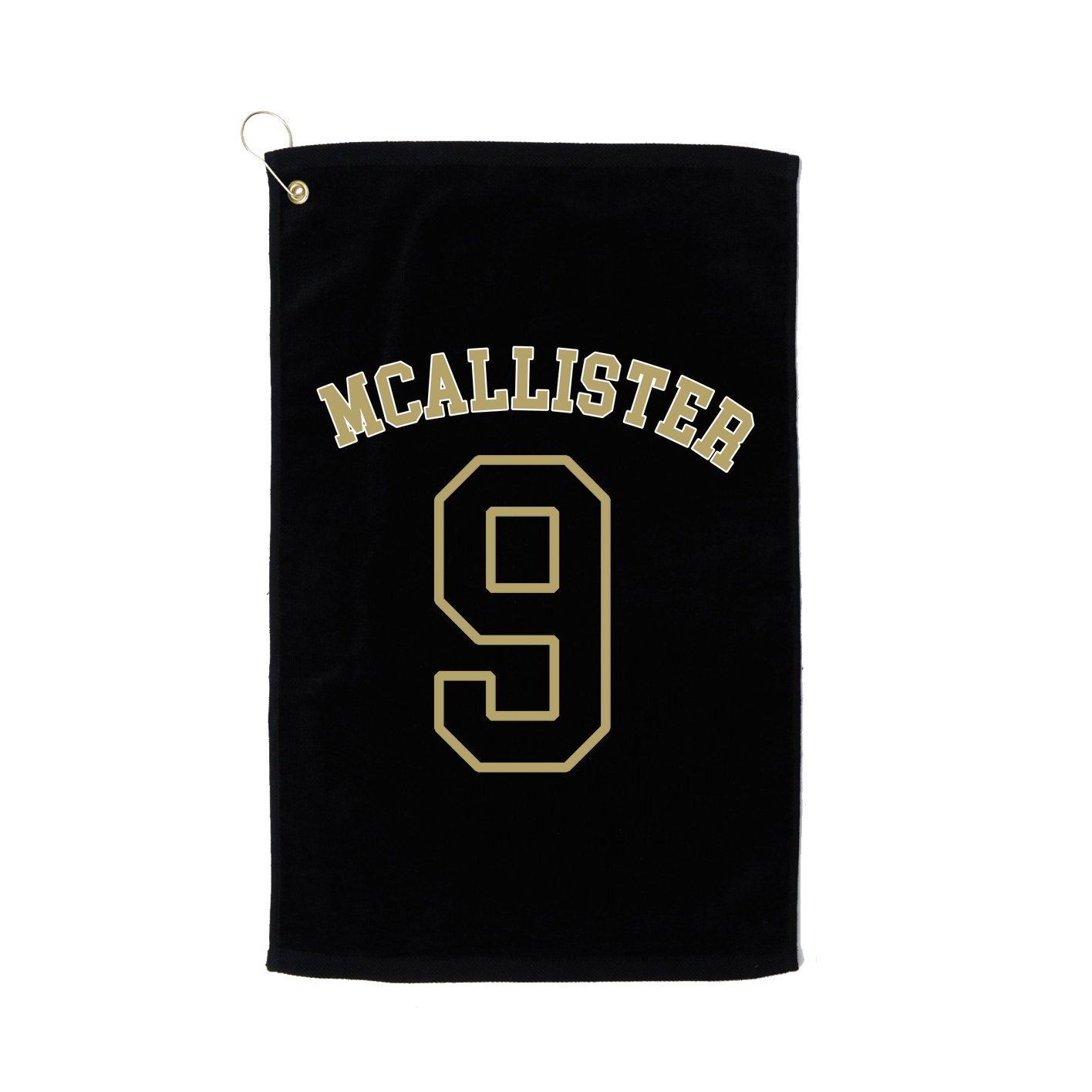 Golf Towel — Shirsey Arch in Black