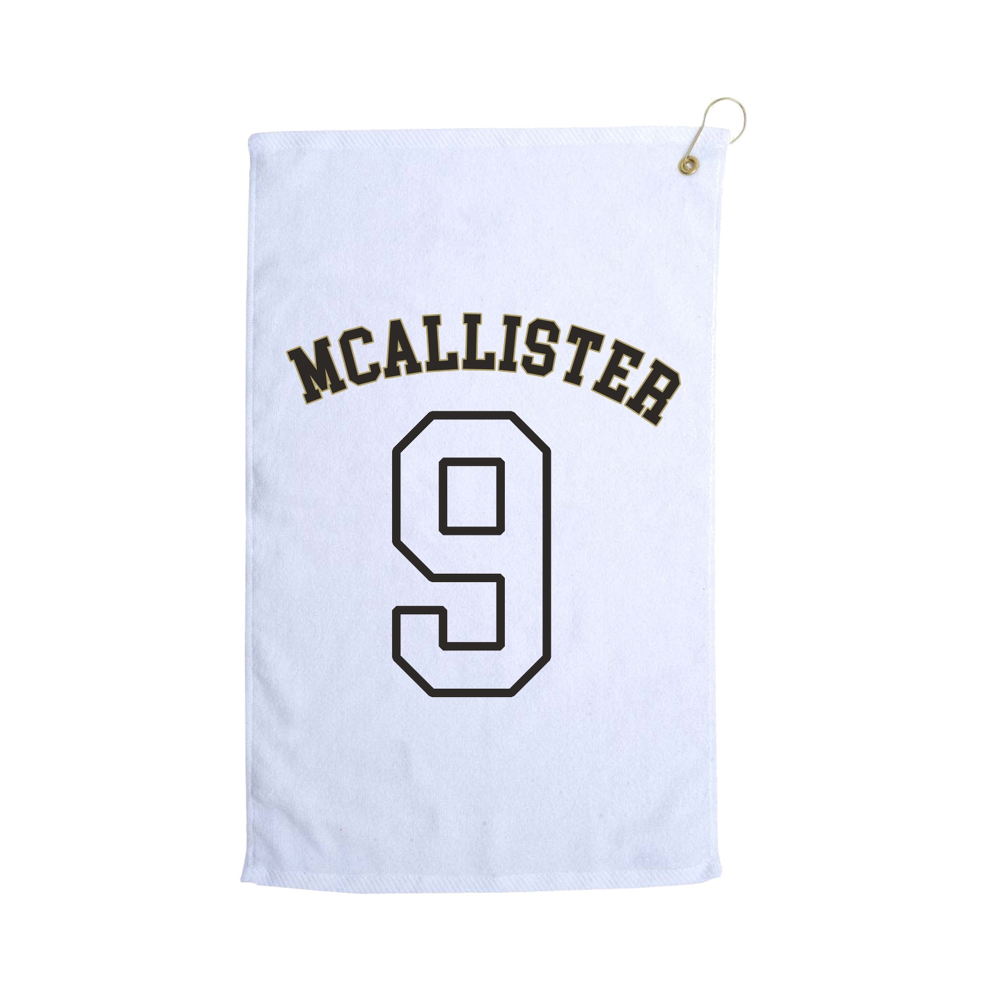Golf Towel — Shirsey Arch in White