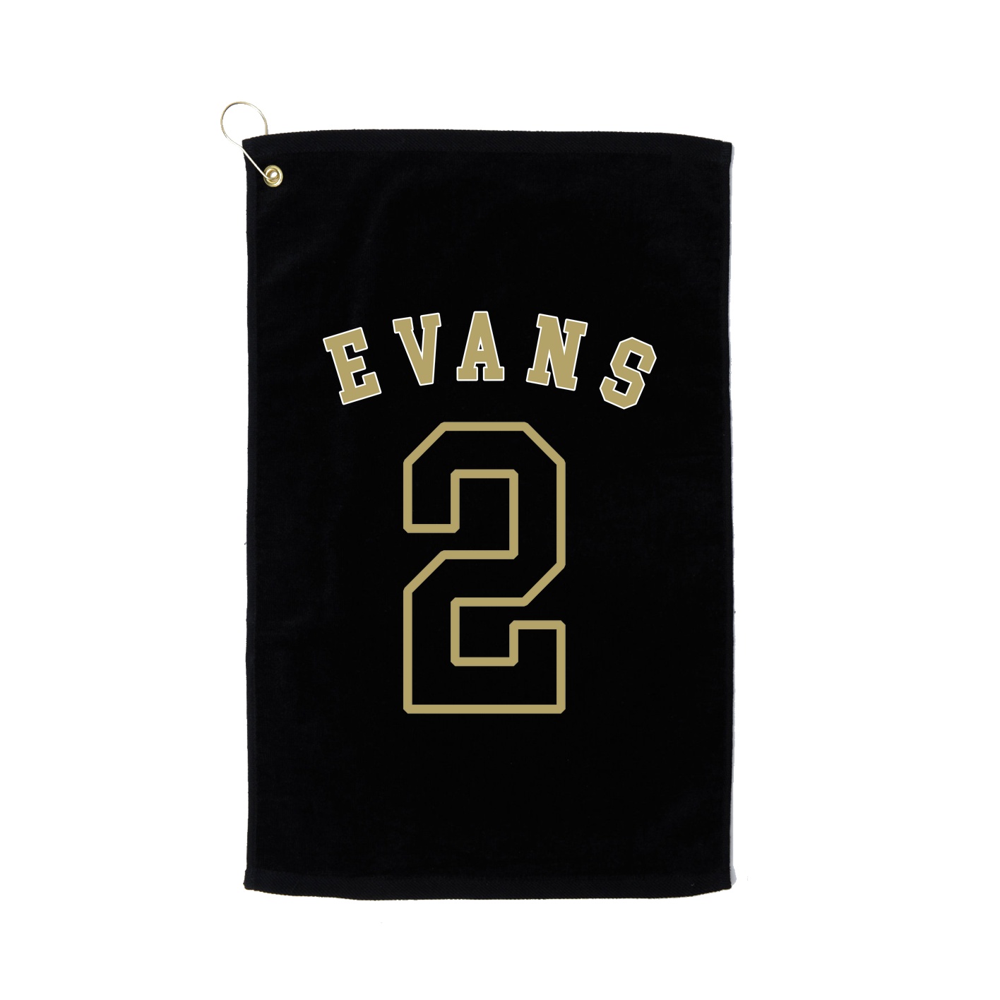 Golf Towel — Shirsey Arch in Black