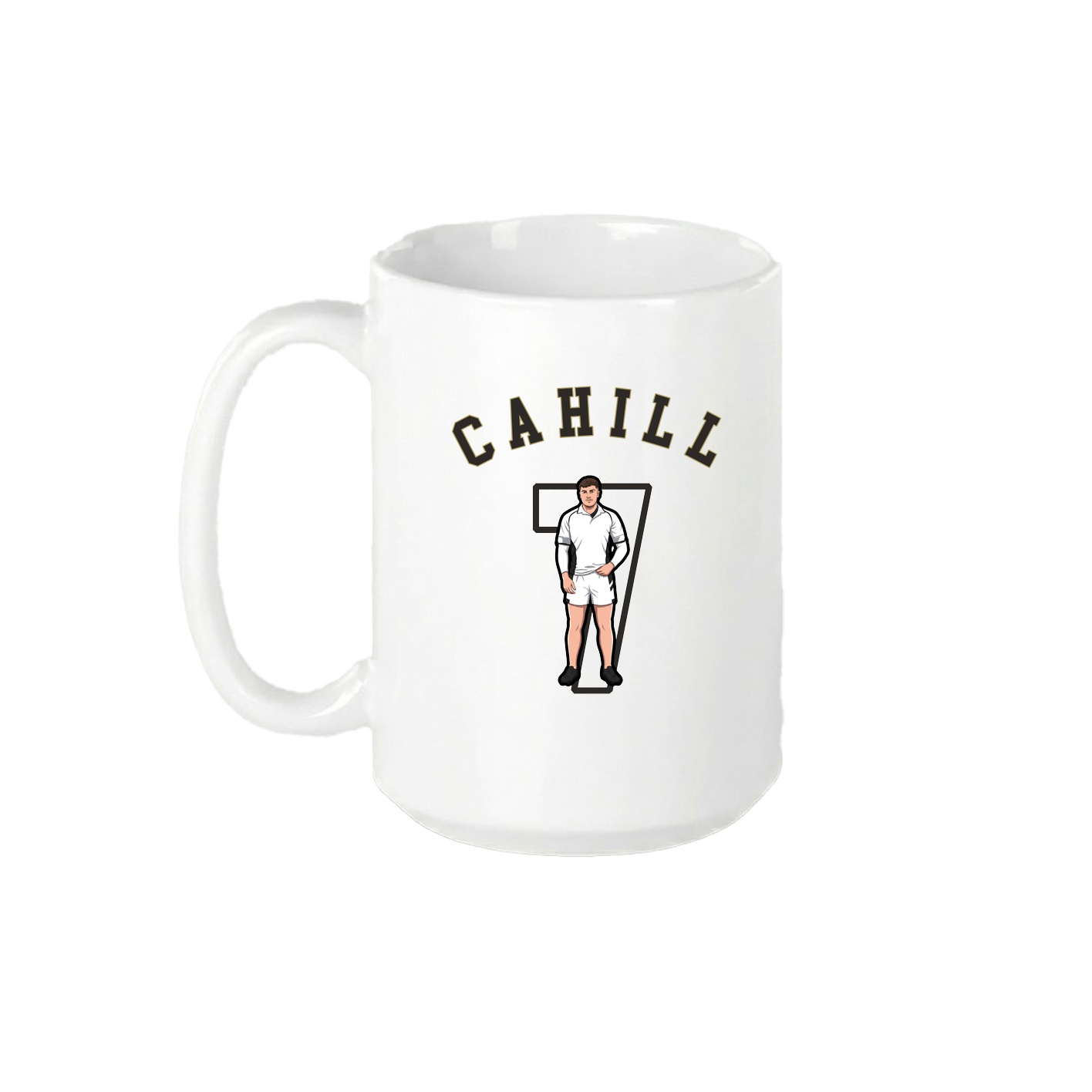 15oz Coffee Mug — Shirsey Arch in White